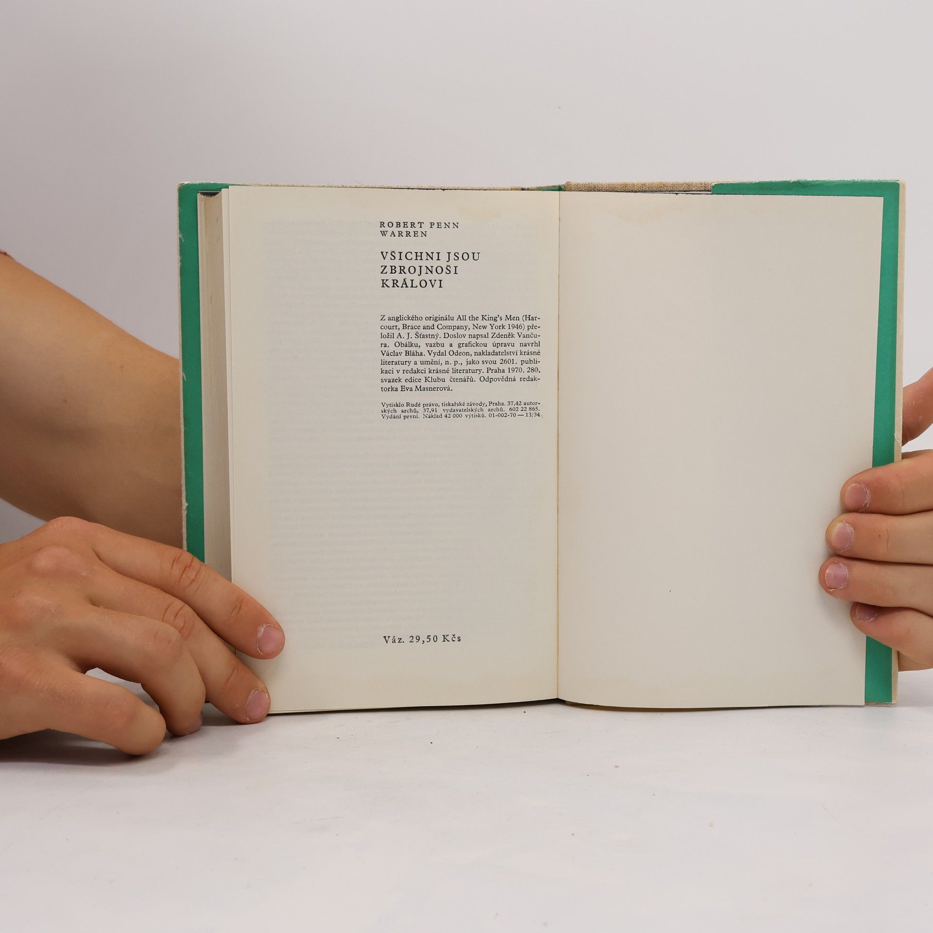 Robert Penn Warren Všichni jsou zbrojnoši královi