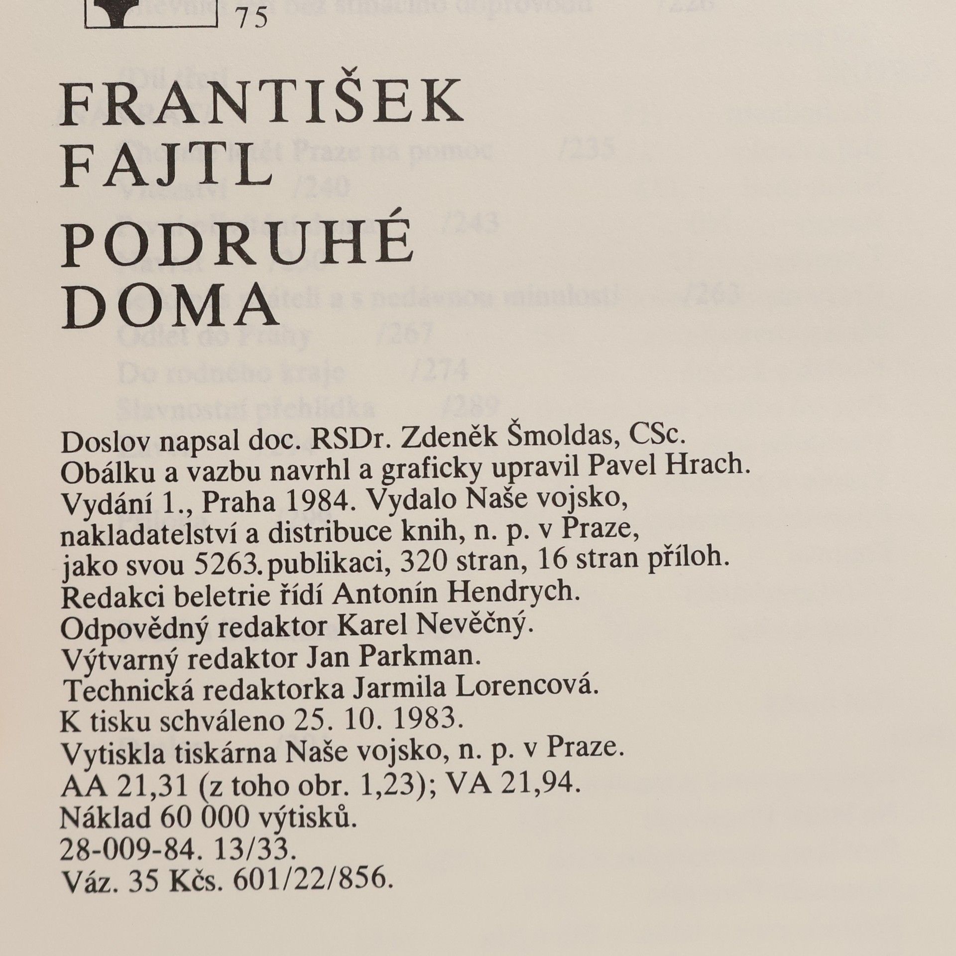 František Fajtl Podruhé doma