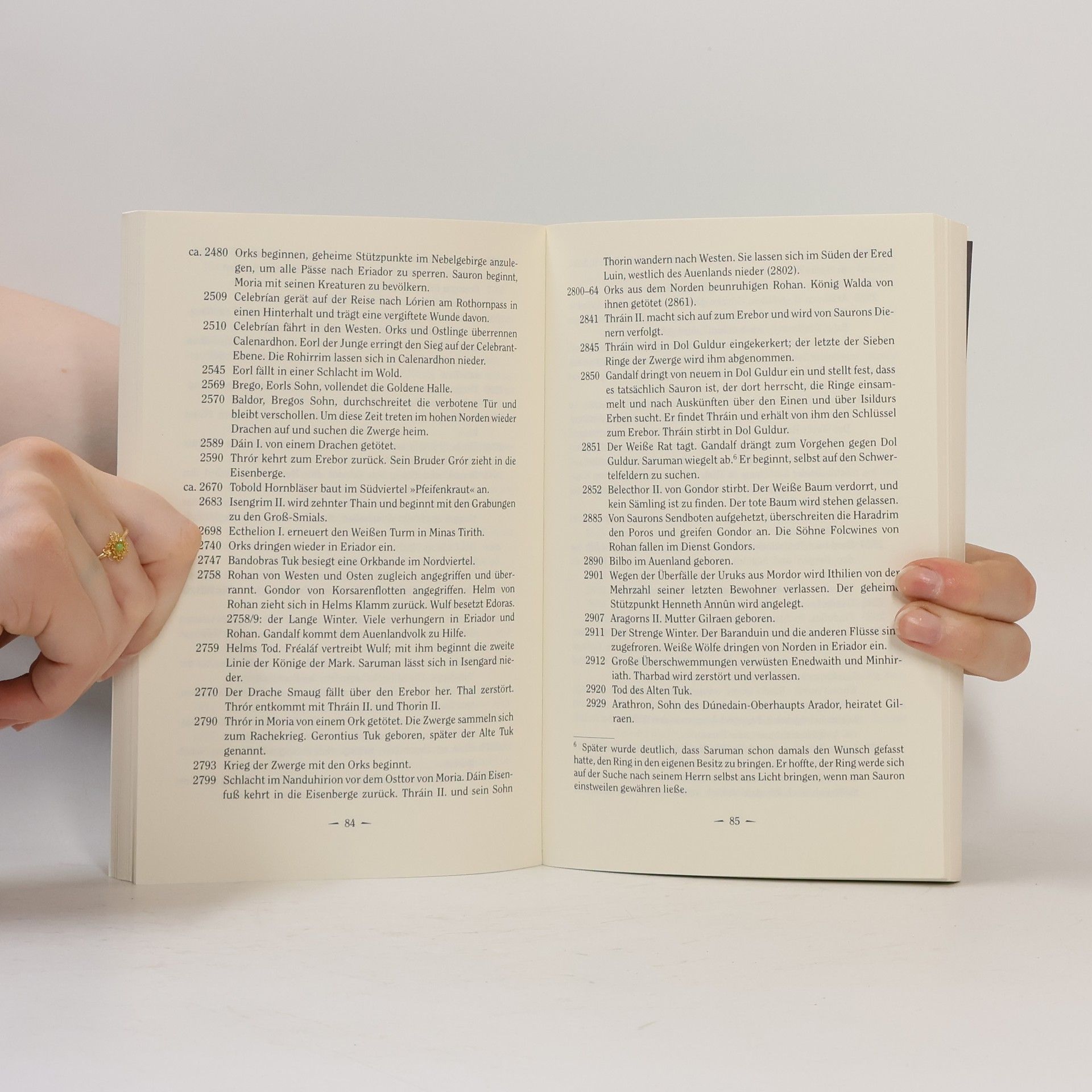 J. R. R. Tolkien Der Herr der Ringe. Anhänge und Register