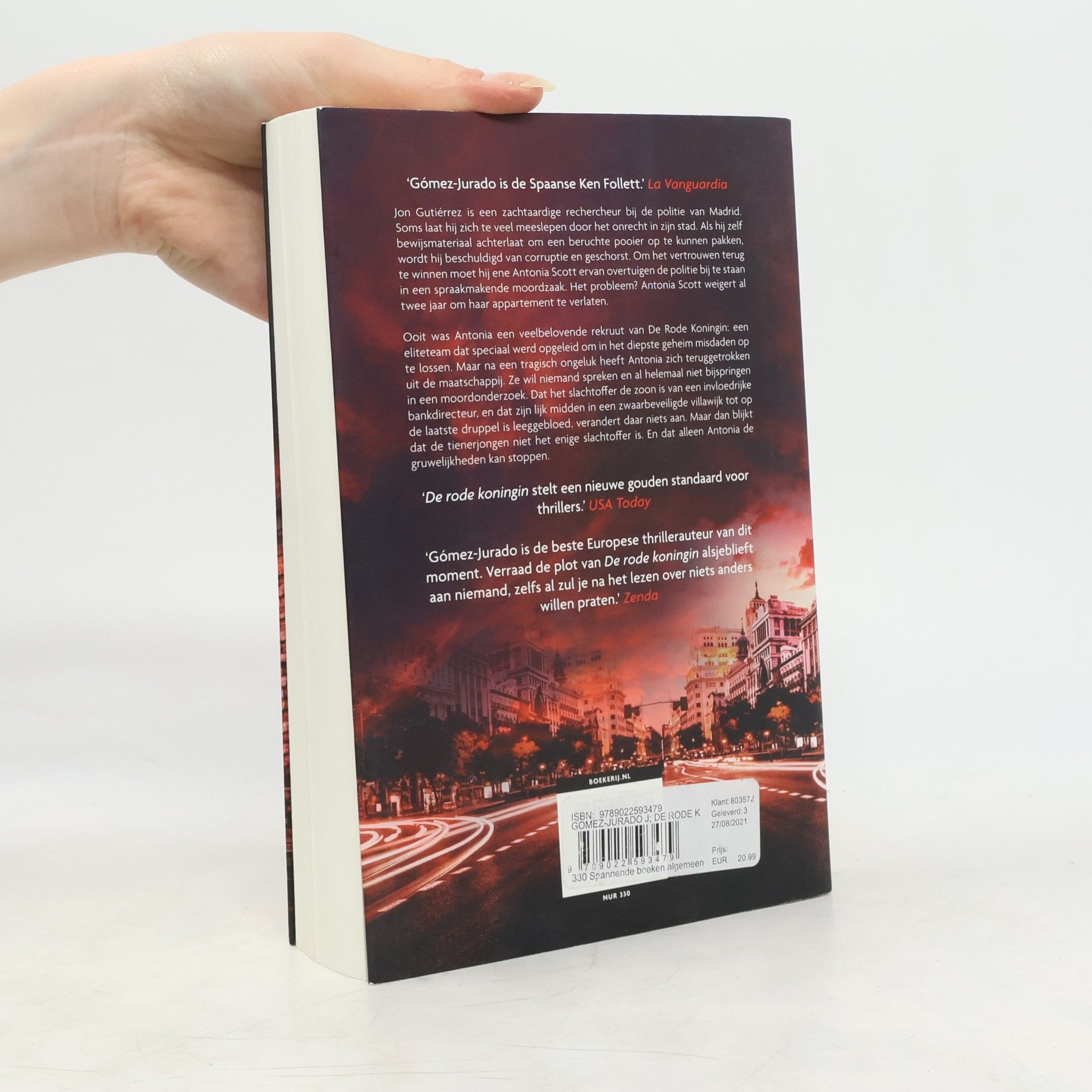 Juan Gómez-Jurado Antonia Scott-trilogie - 1: De rode koningin