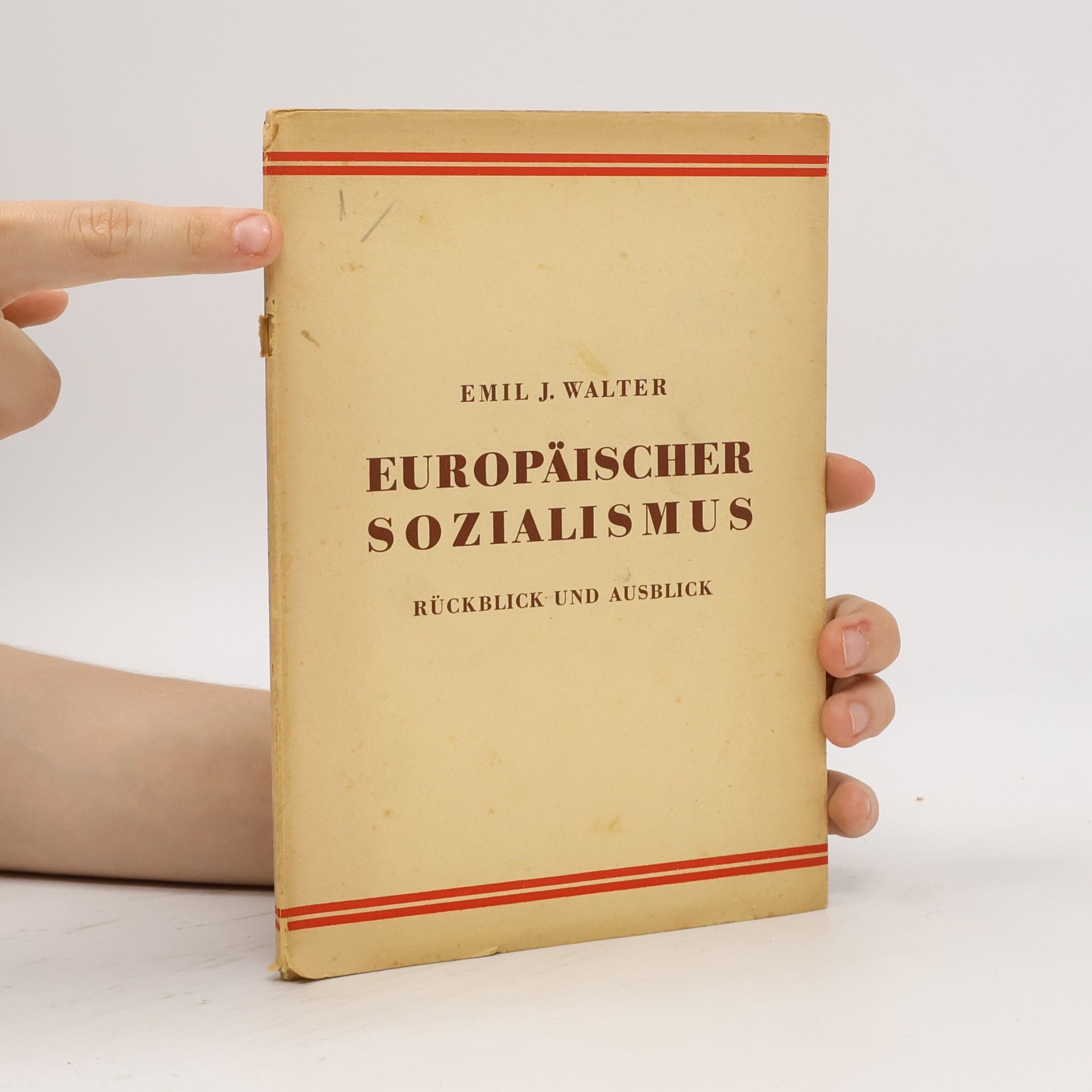 Emil J. Walter Europäischer Sozialismus