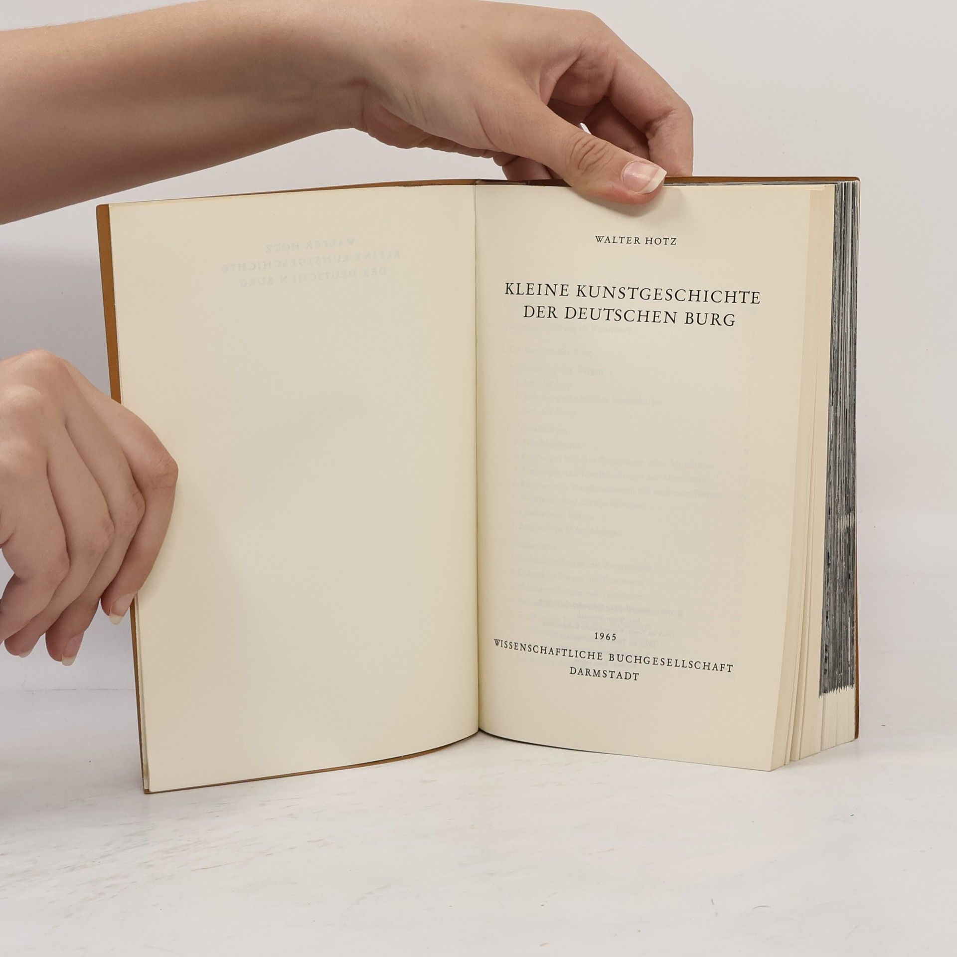 Walter Hotz Kleine Kunstgeschichte der deutschen Burg