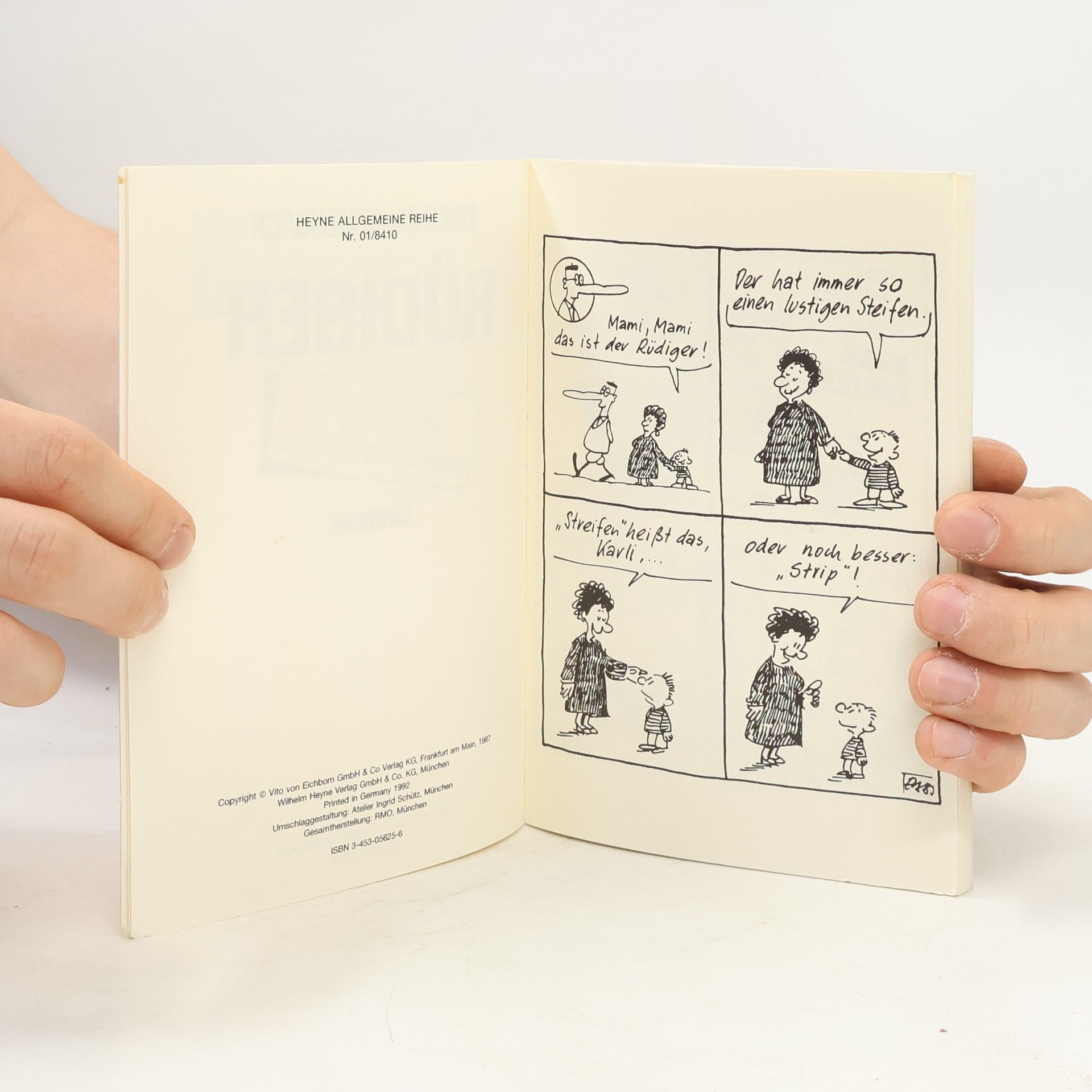 Erich Rauschenbach Rüdiger in seiner schönsten Rolle... Cartoons