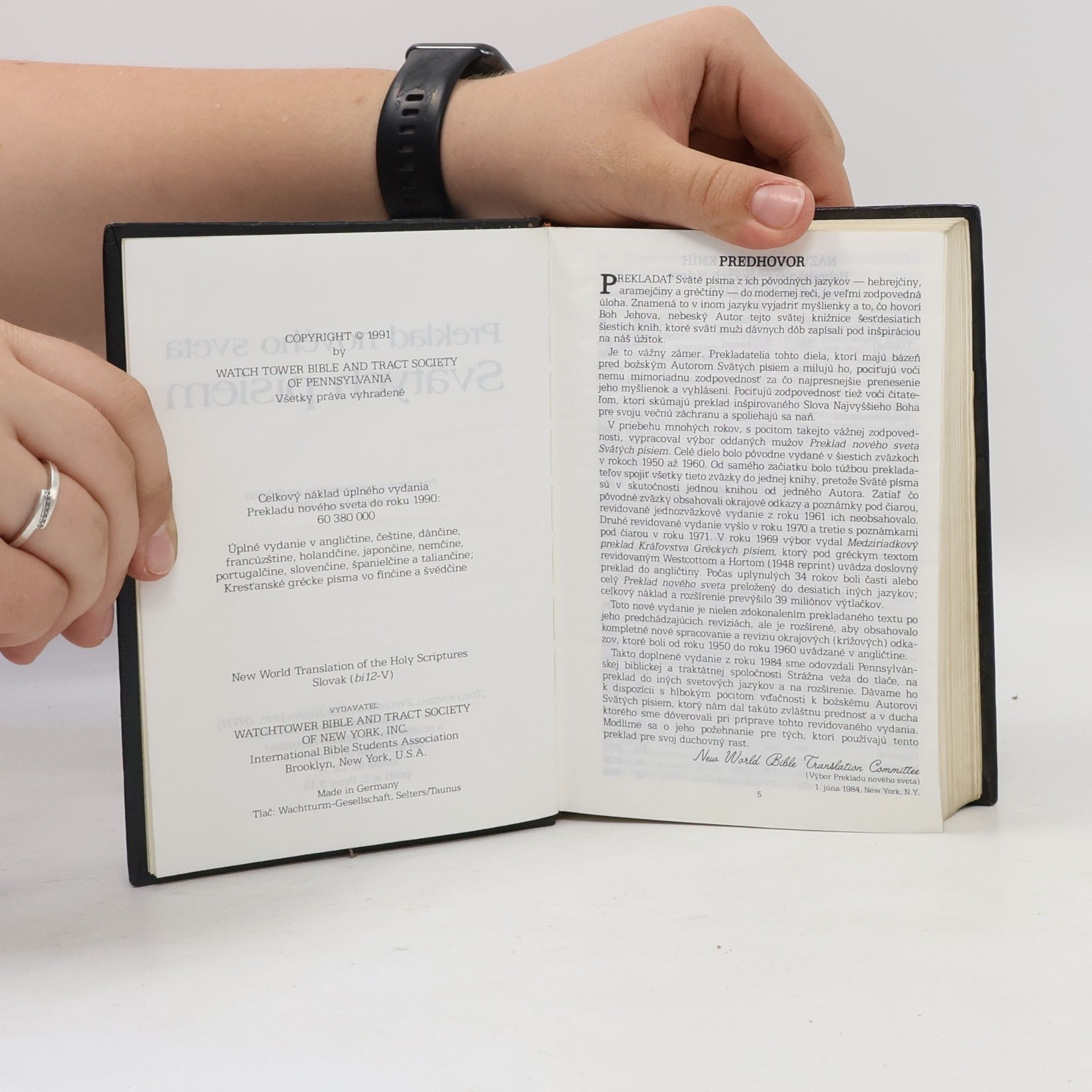 Various authors Preklad nového sveta Svätých písiem