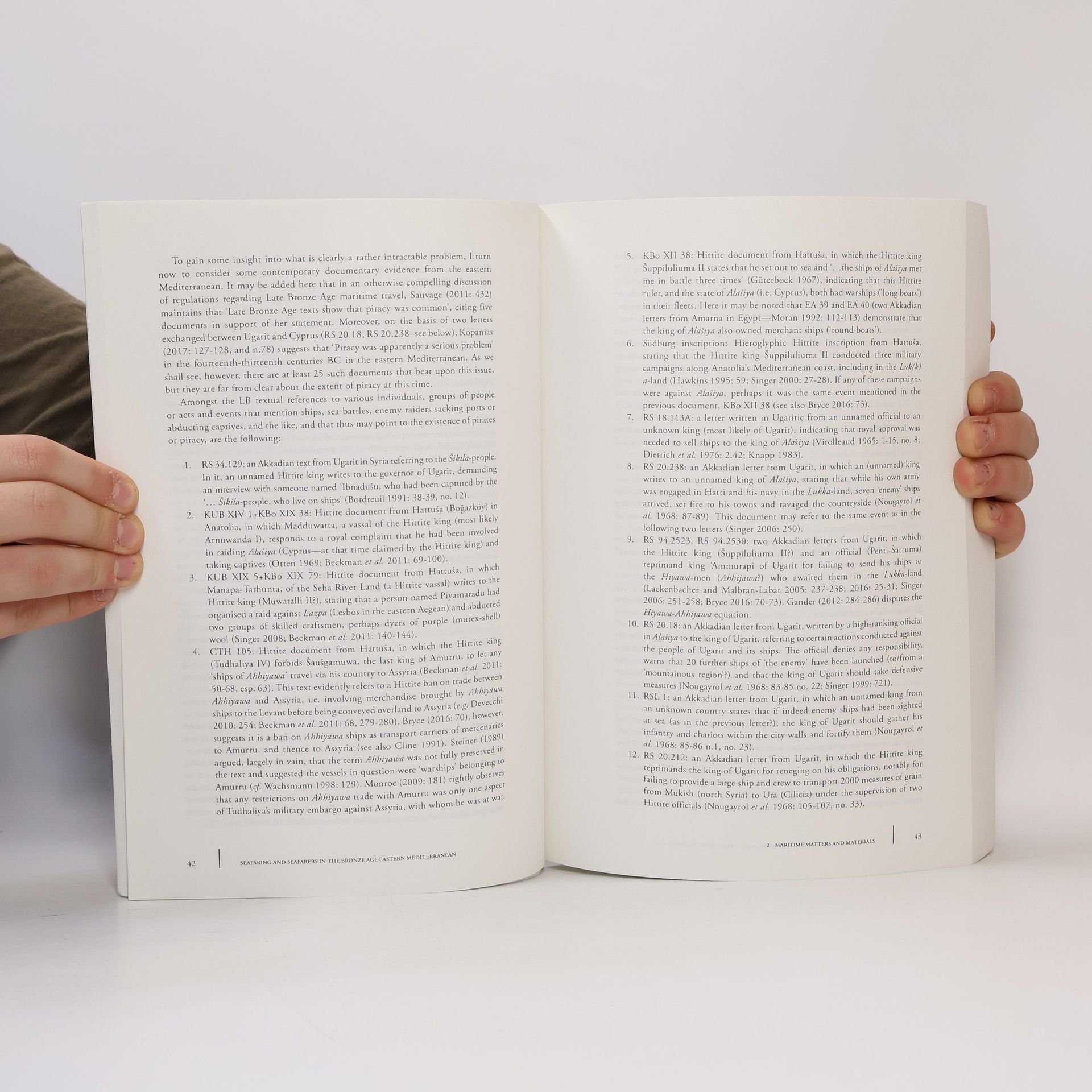 A. Bernard Knapp Seafaring and Seafarers in the Bronze Age Eastern Mediterranean