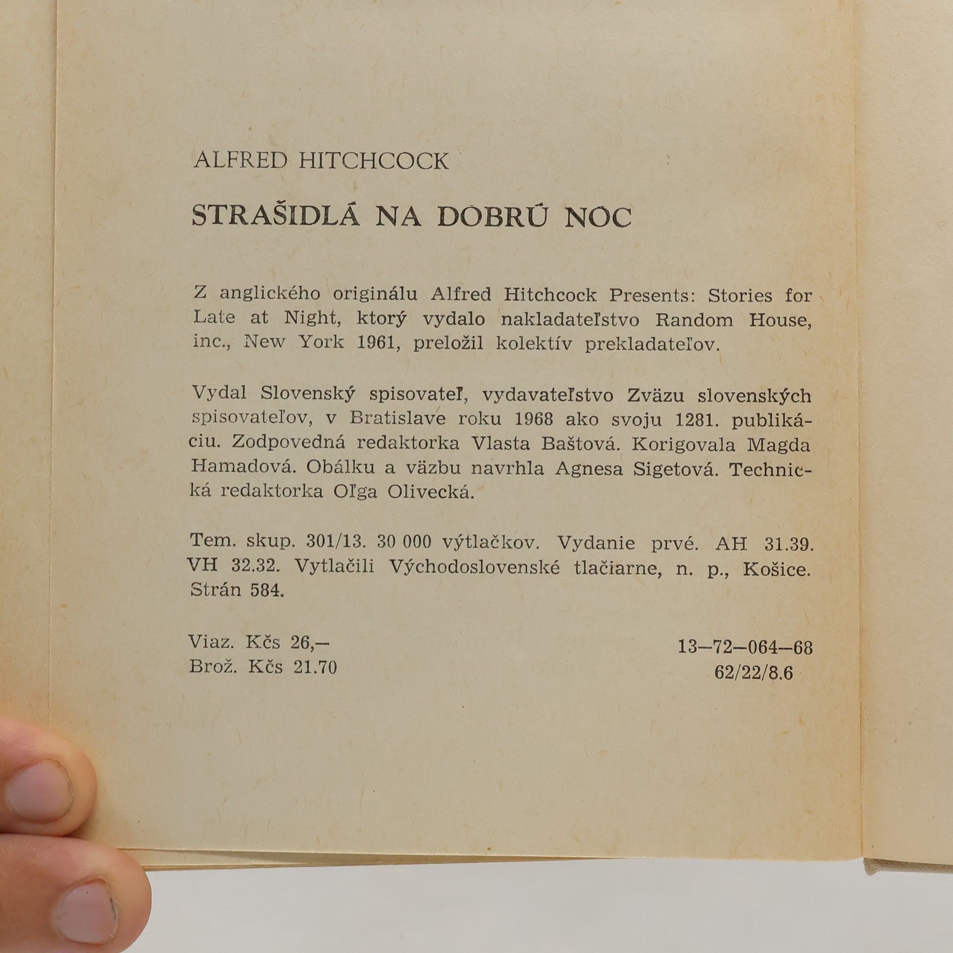 Alfred Hitchcock Strašidlá na dobrú noc