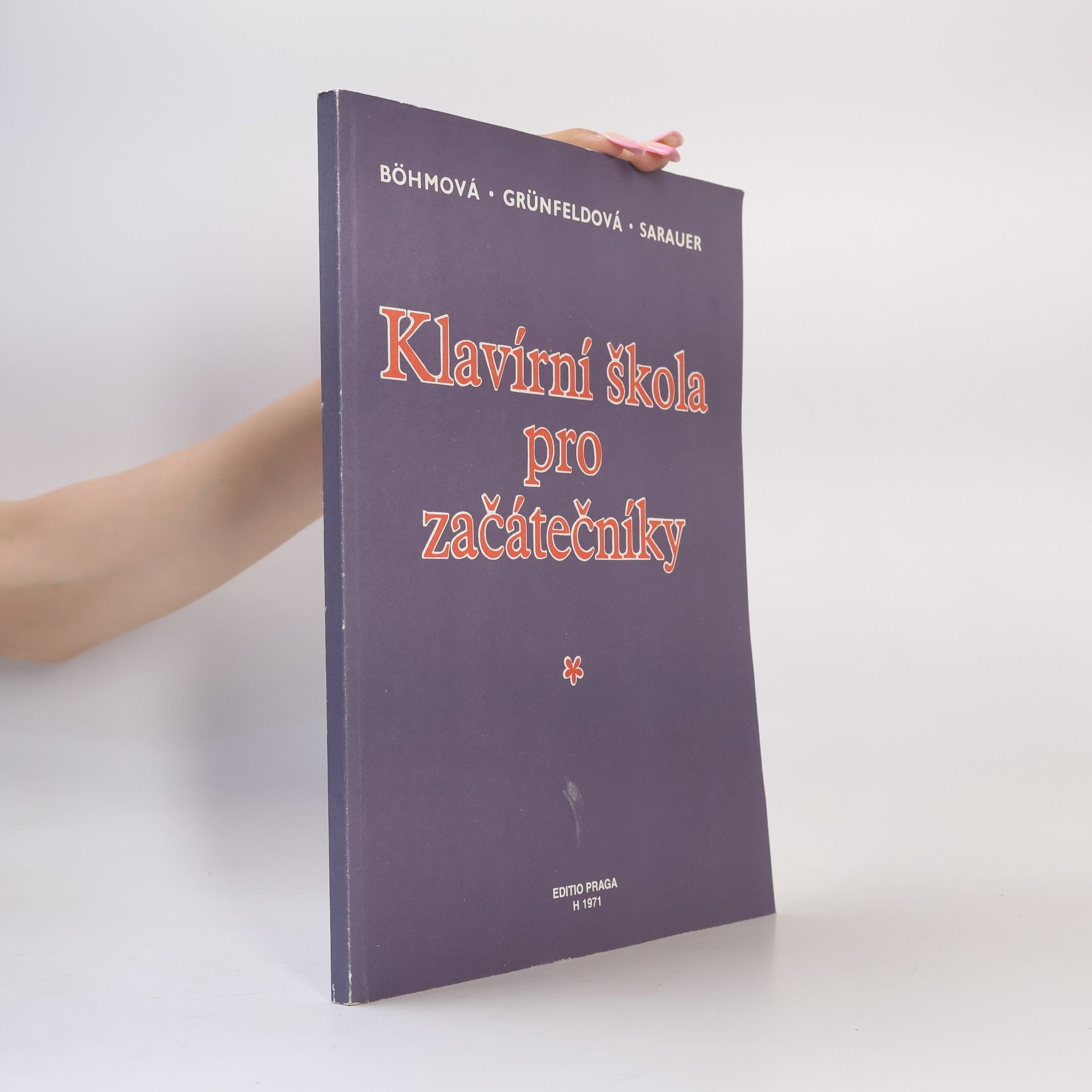 Alois Sarauer Klavírní škola pro začátečníky