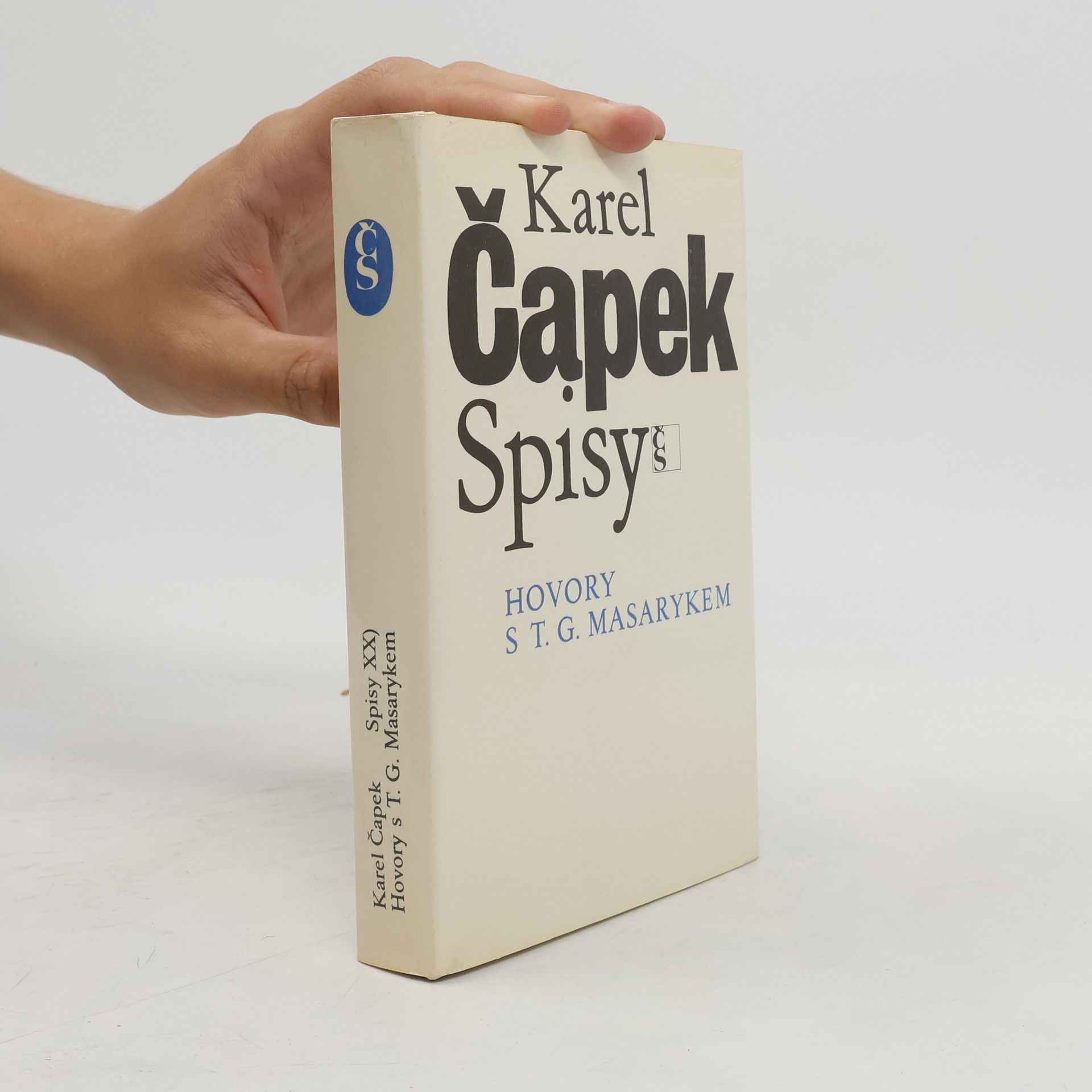Karel Čapek Hovory s T. G. Masarykem