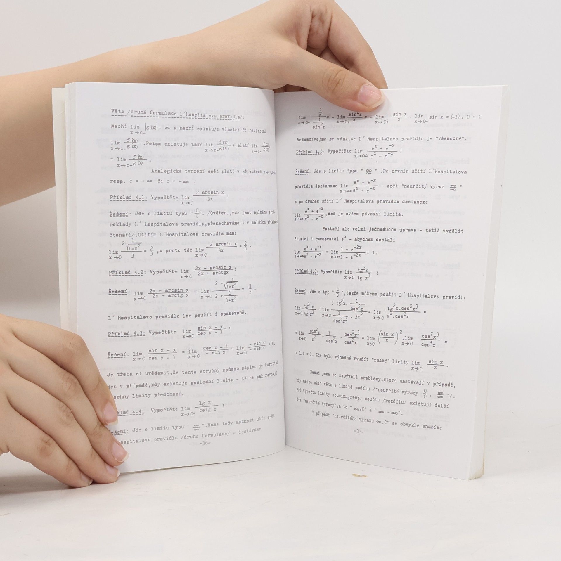 Jaroslav Hora Matematická analýza