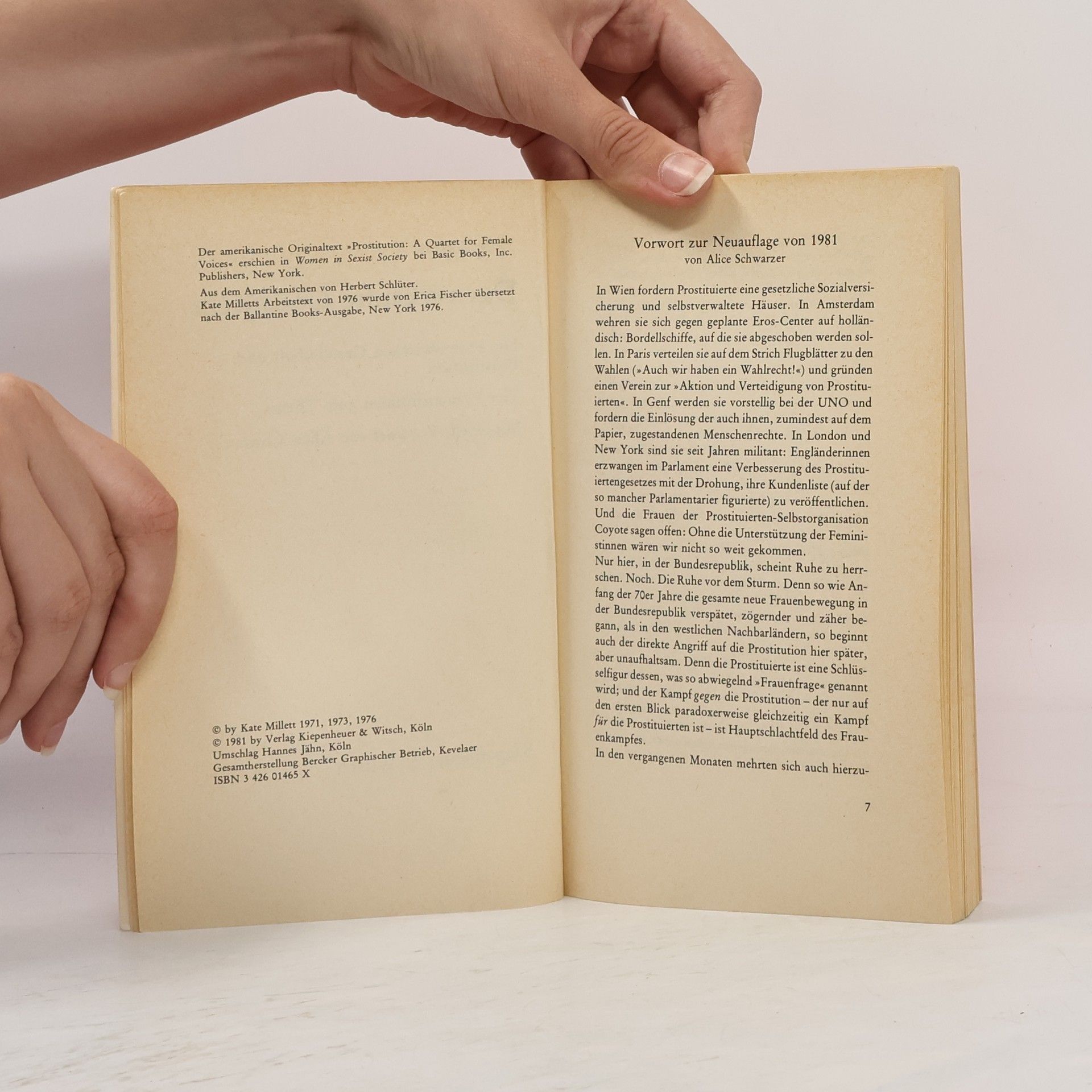 Kate Millett Das verkaufte Geschlecht