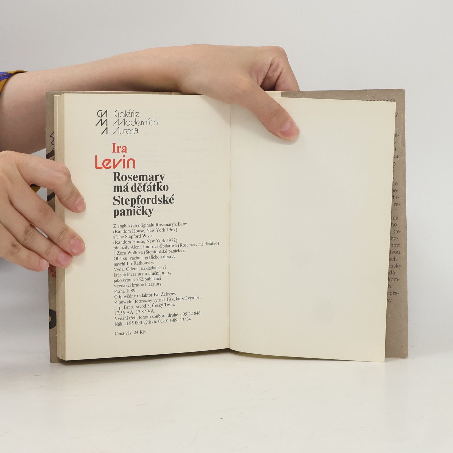 Ira Levin Rosemary má děťátko. Stepfordské paničky