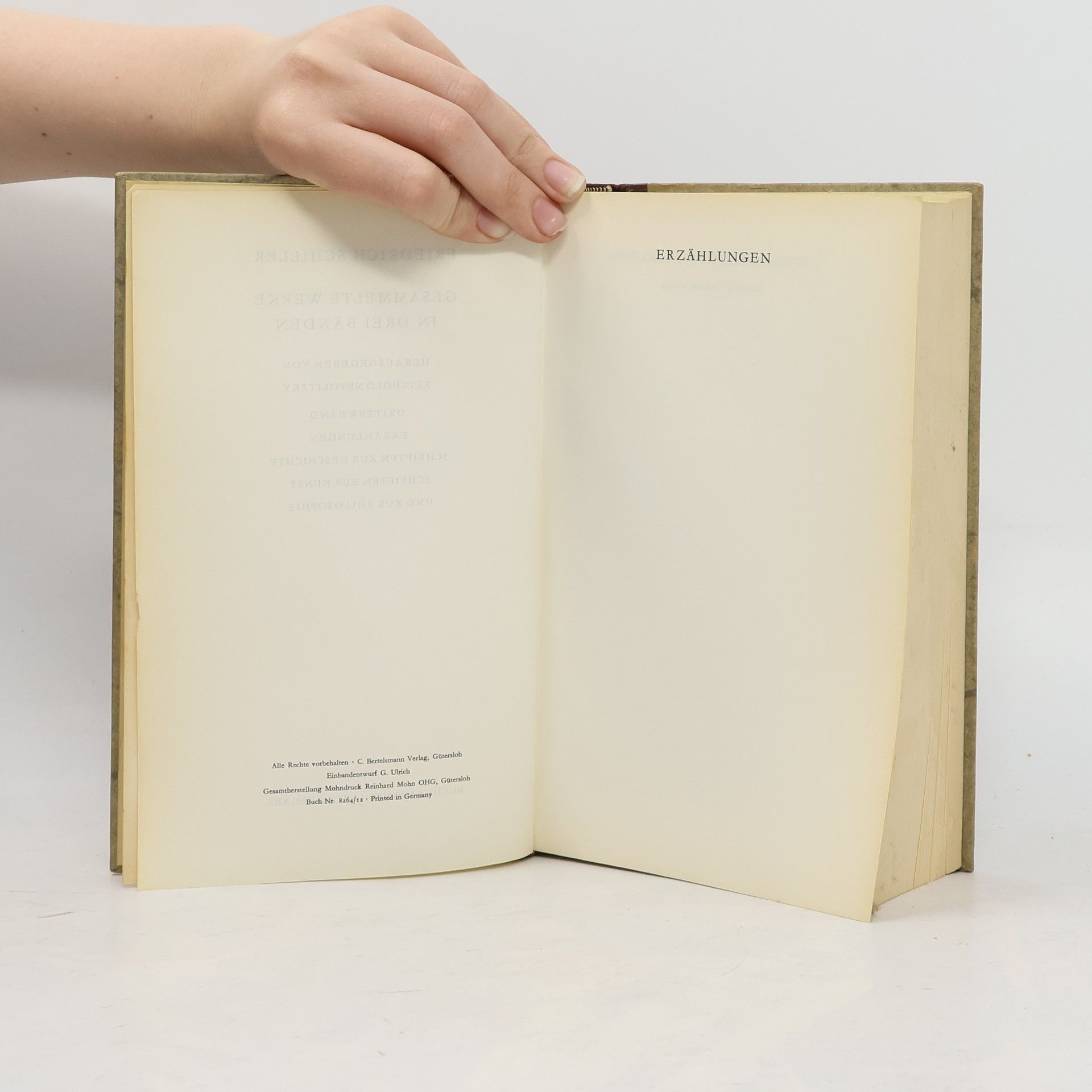 Friedrich Schiller Erzahlungen Schriften