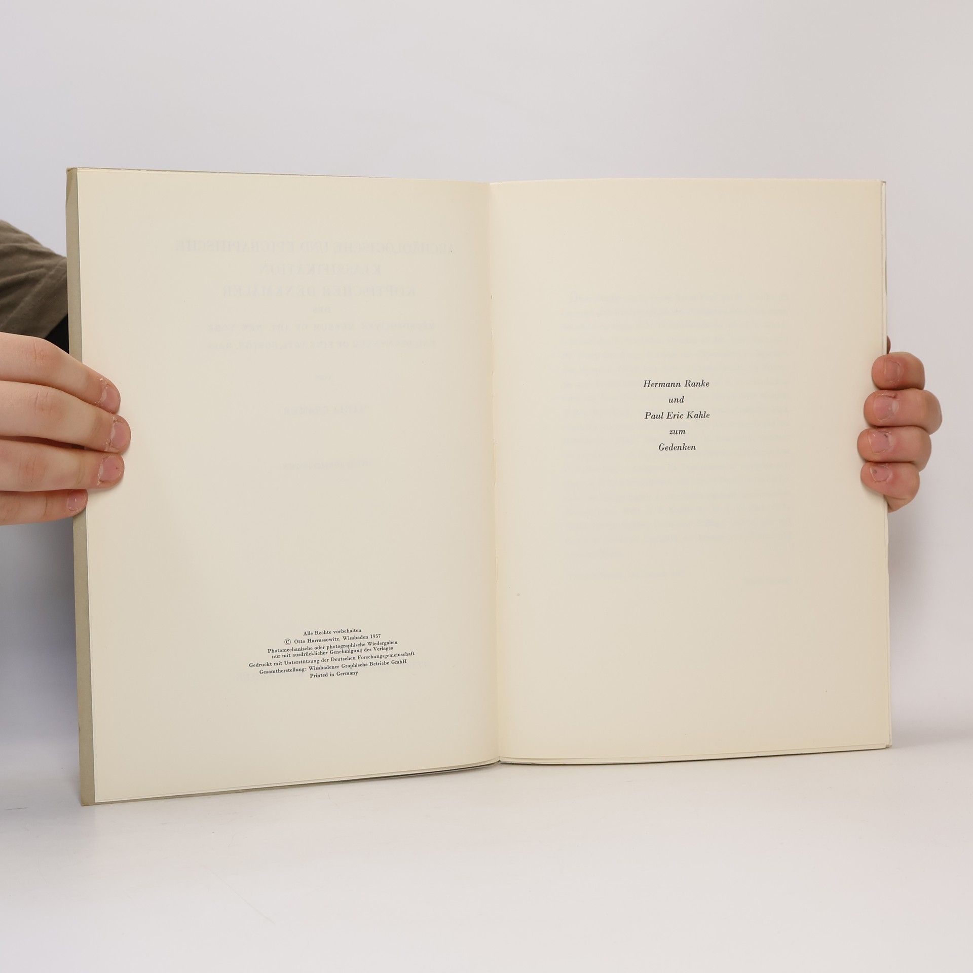 Maria Cramer Archäologische und Epigraphische Klassifikation koptischer Denkmäler
