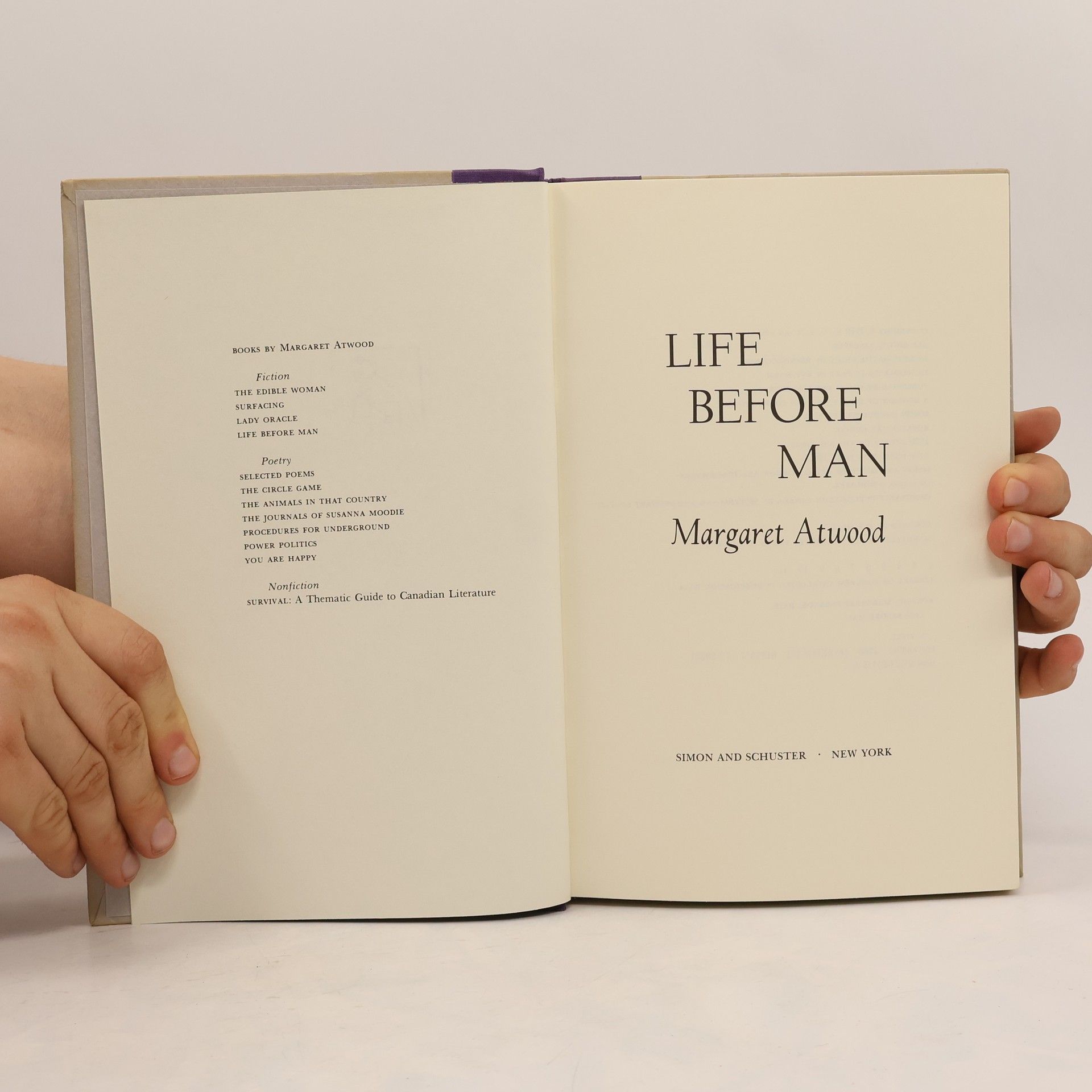 Margaret Atwood Life Before Man