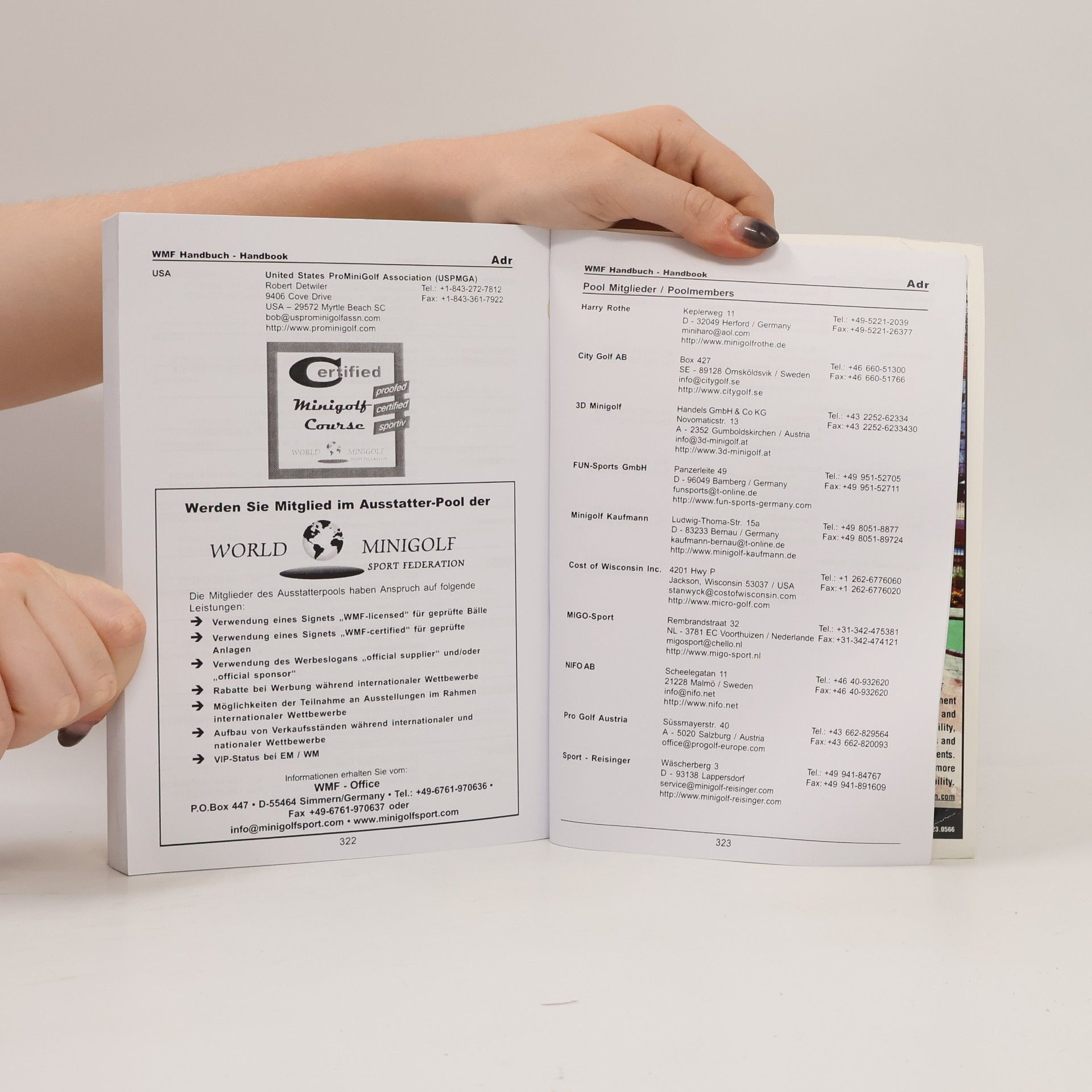 Auteurscollectief World Minigolf. Handbuch 8.