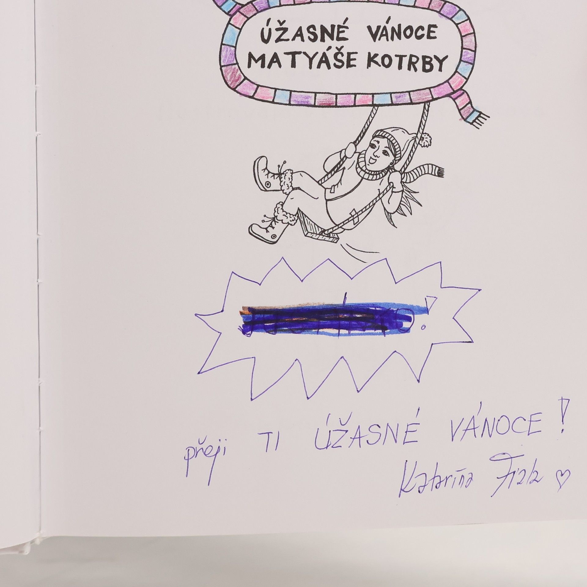 Katarína Fiala Úžasné Vánoce Matyáše Kotrby