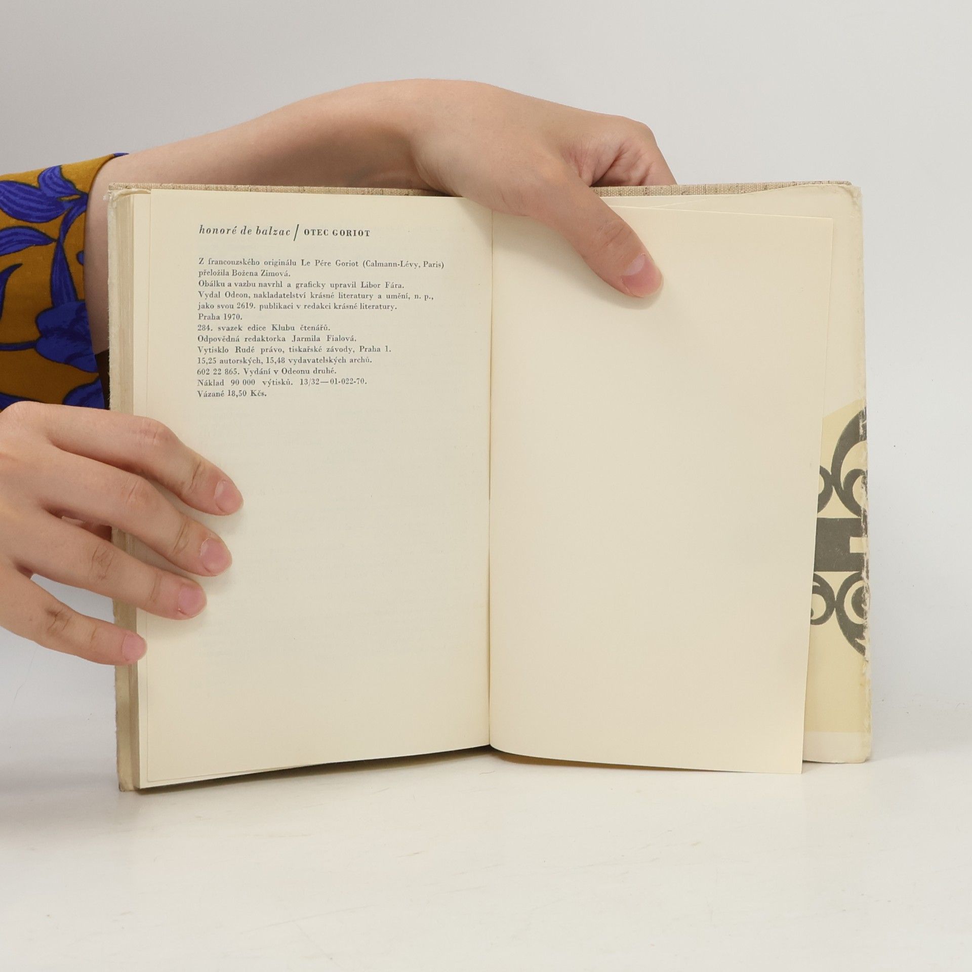 Honoré de Balzac Otec Goriot