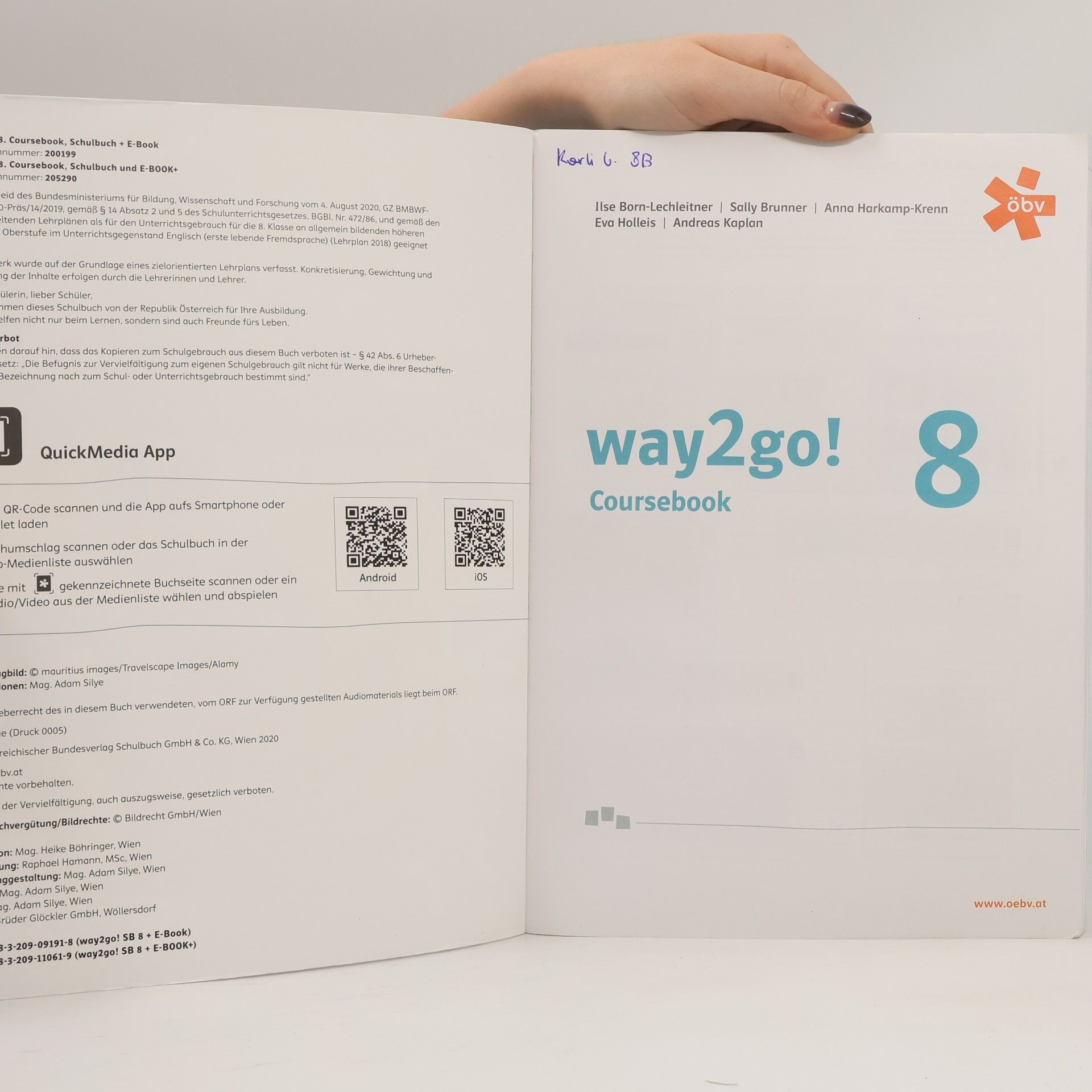 Autorenkollektiv Way2go! 8. Coursebook
