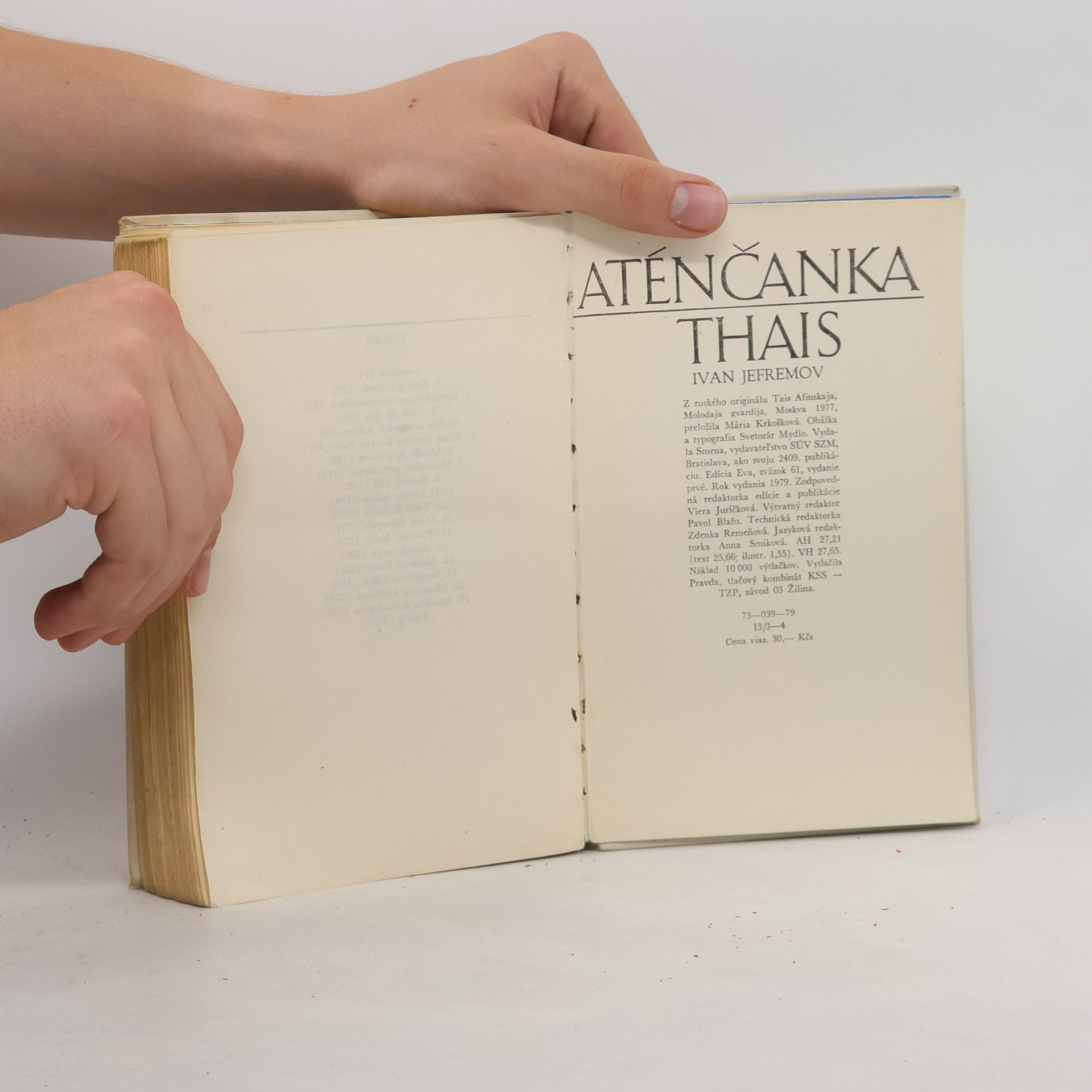Ivan Antonovič Jefremov Aténčanka Thais