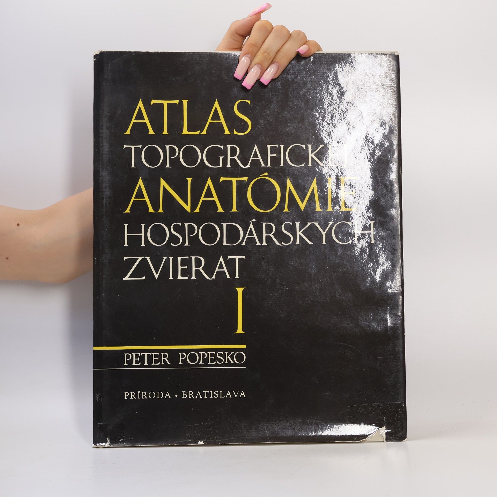 Peter Popesko Atlas topografickej anatómie hospodárskych zvierat. I. diel -Hlava a krk