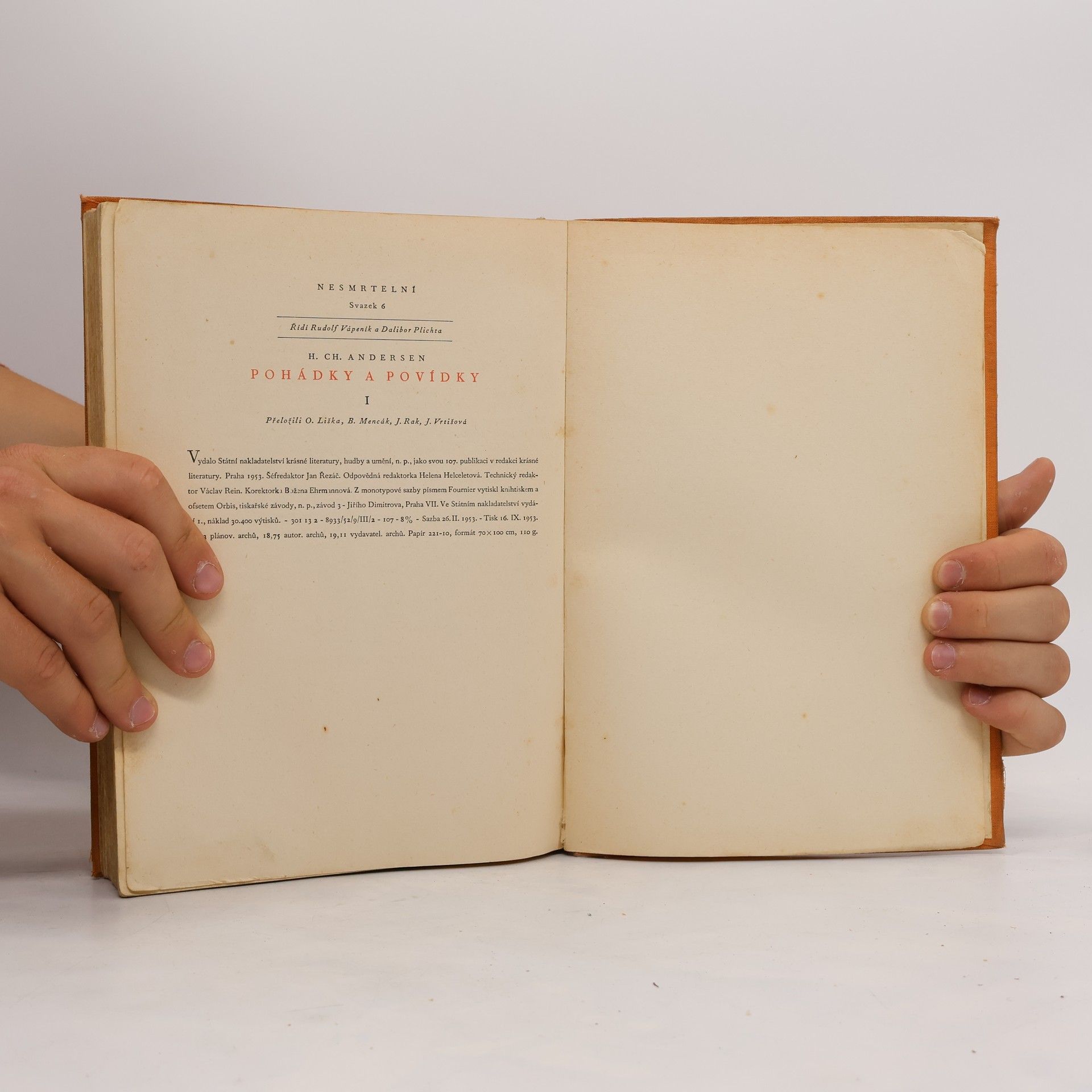 Hans Christian Andersen Pohádky a povídky I