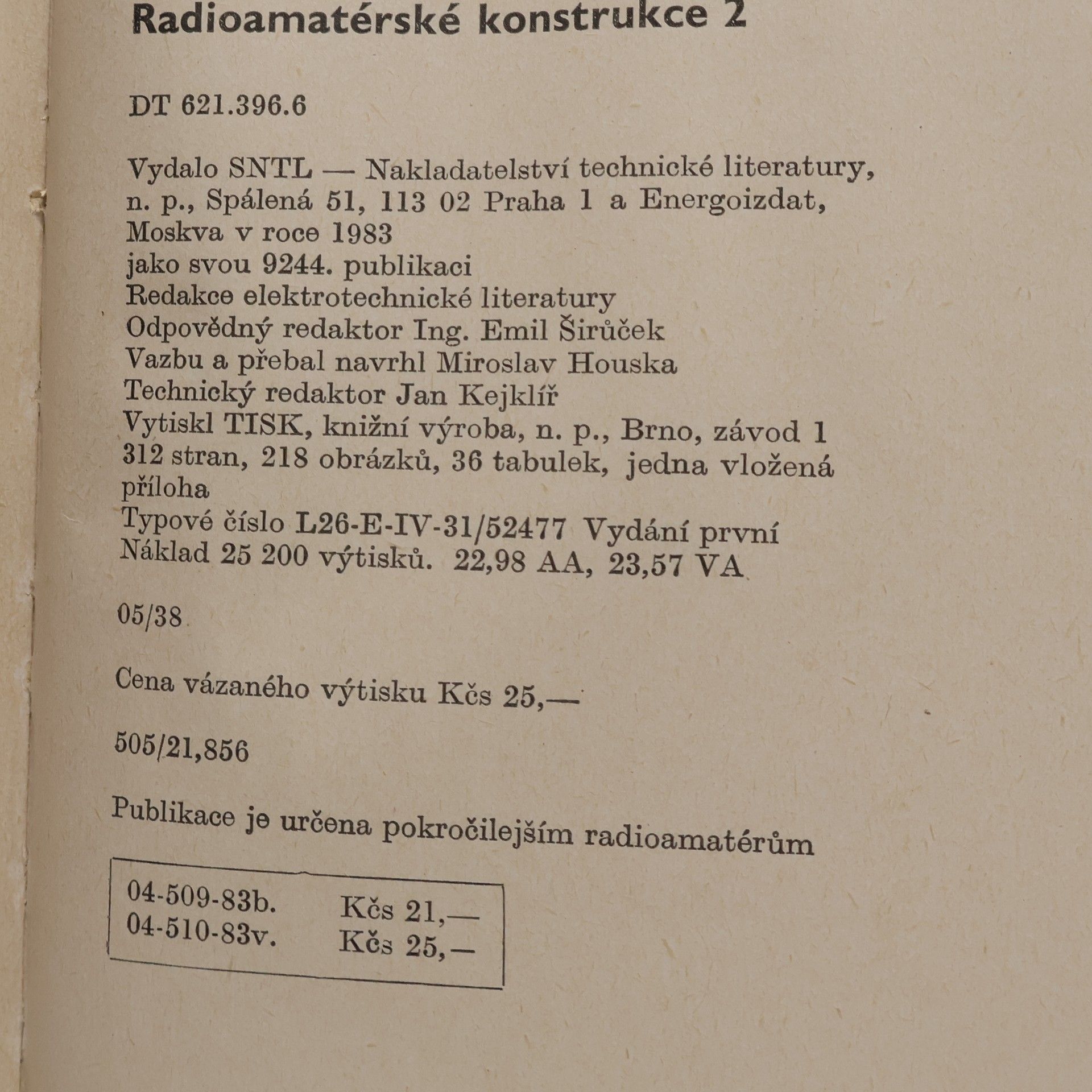 Kolektiv autorů Radioamatérské konstrukce 2