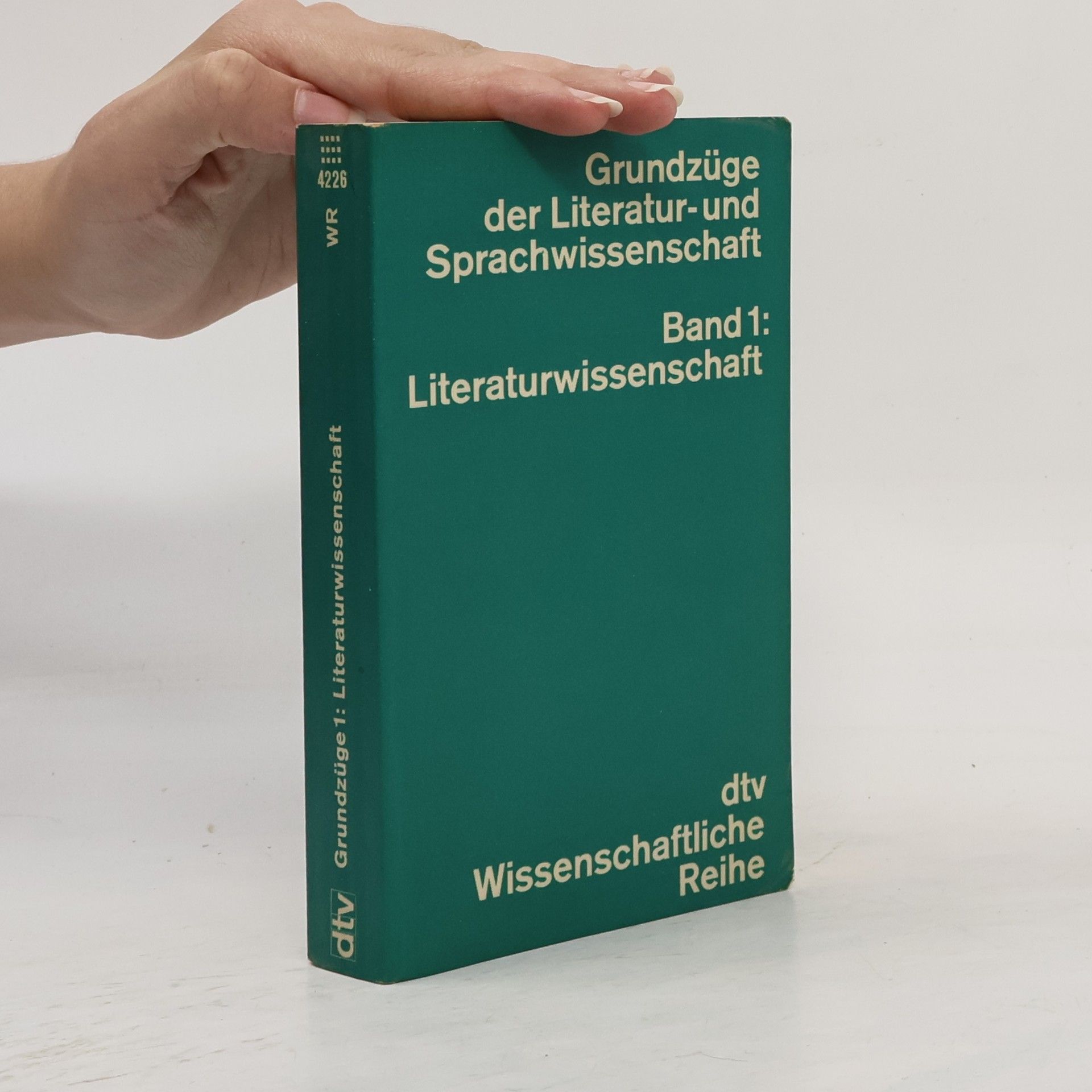 Grundzüge der Literatur- und Sprachwissenschaft. Band 1, Literaturwissenschaft