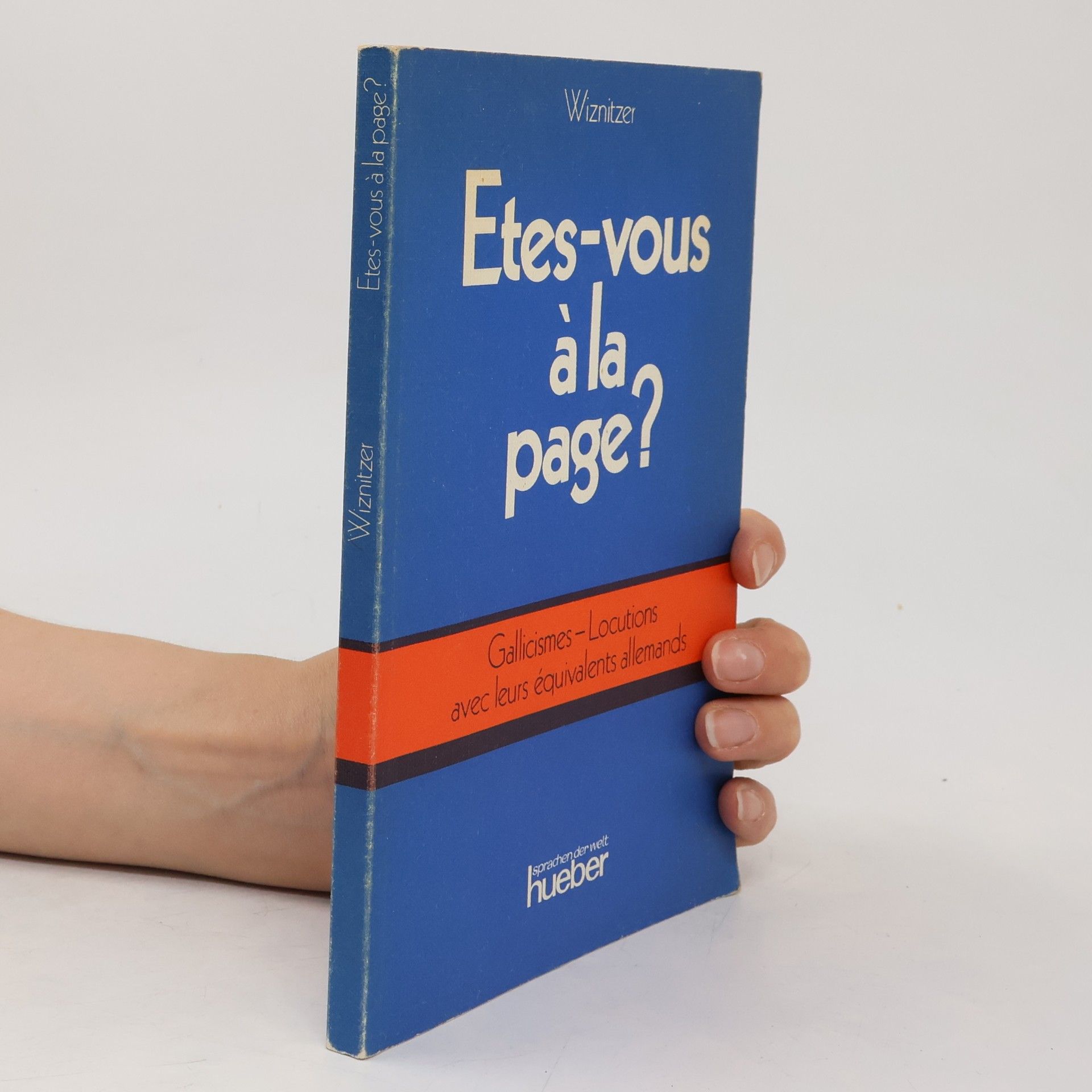 Manuel Wiznitzer Etes-vous ala? page?