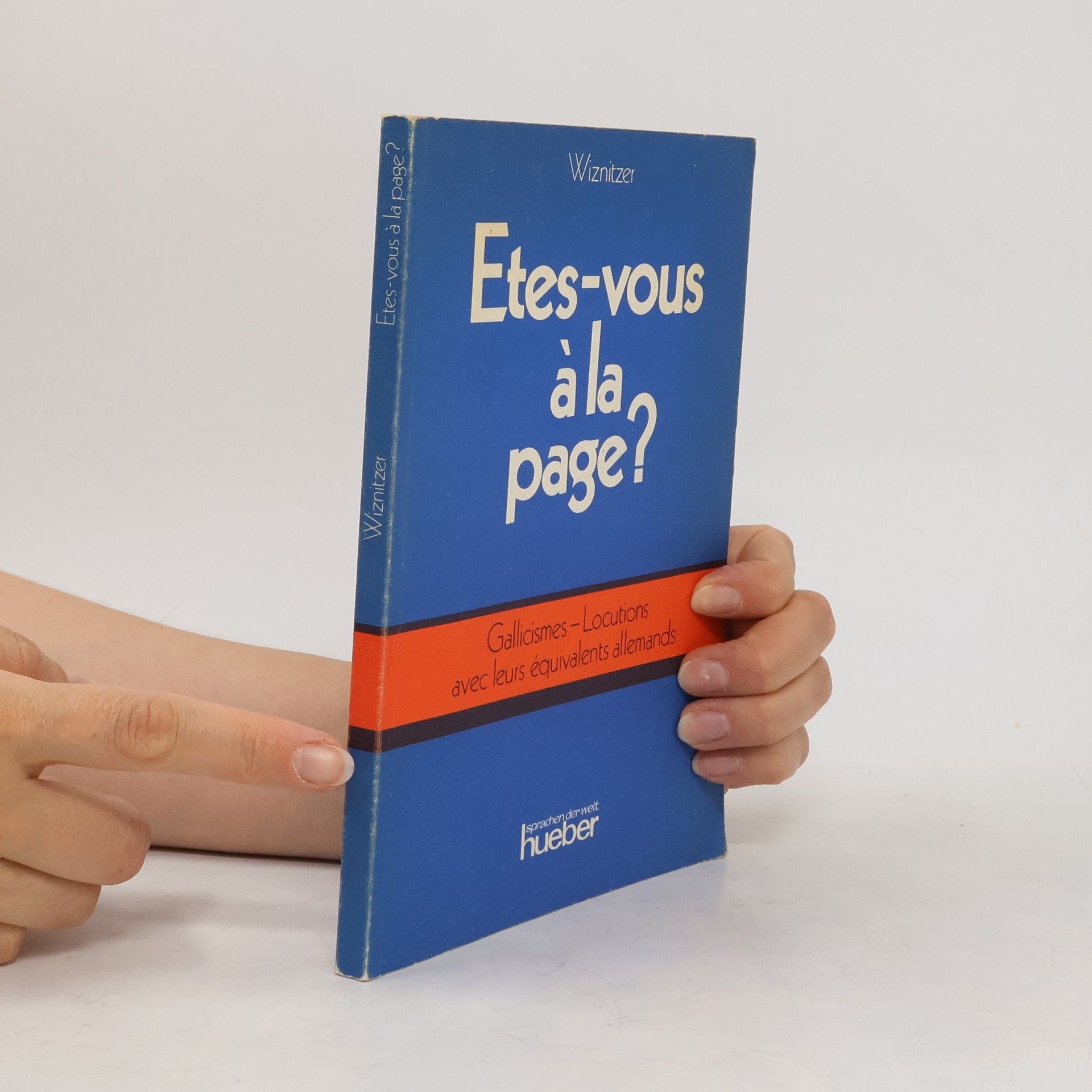 Manuel Wiznitzer Etes-vous ala? page?