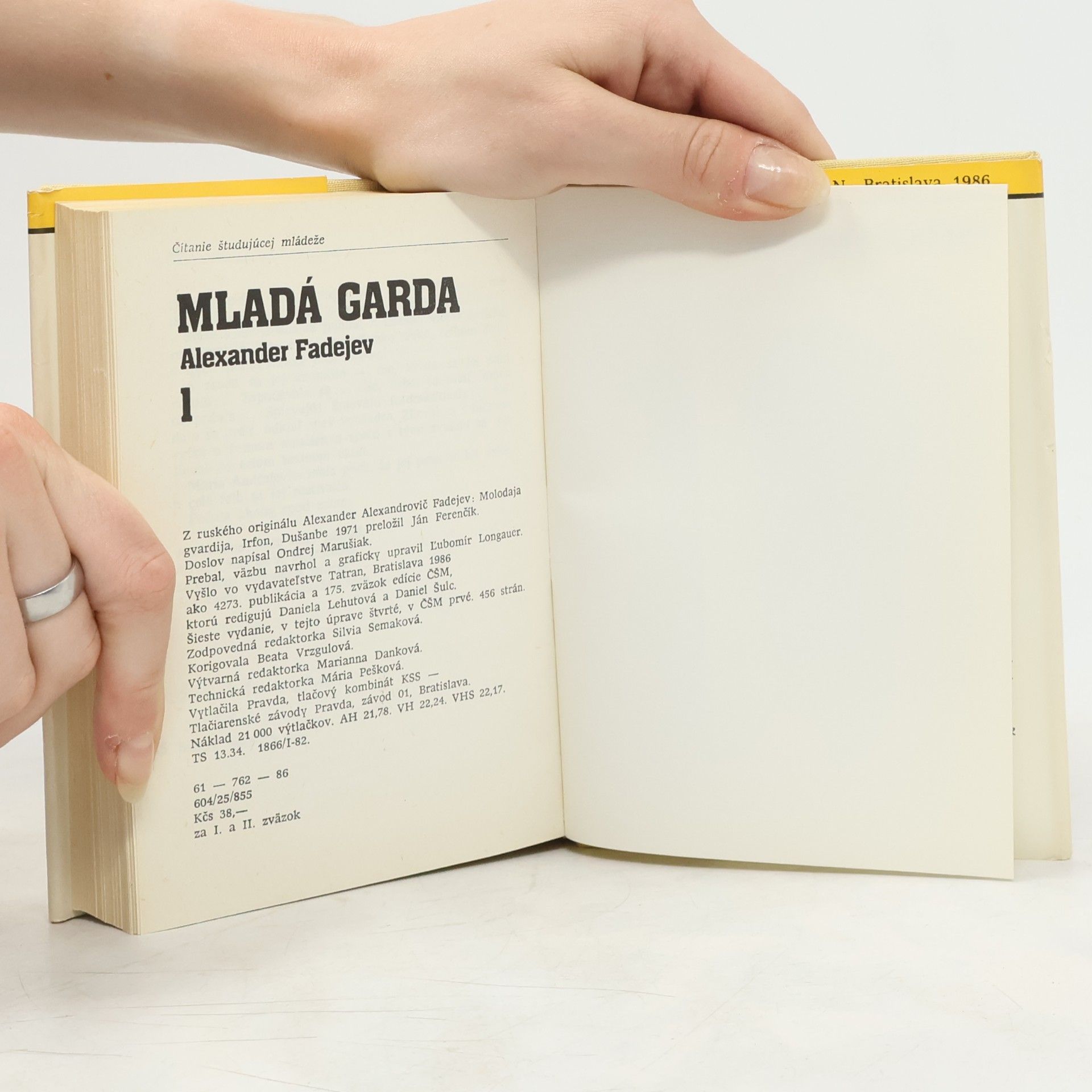 Alexander Fadějev Mladá garda 2