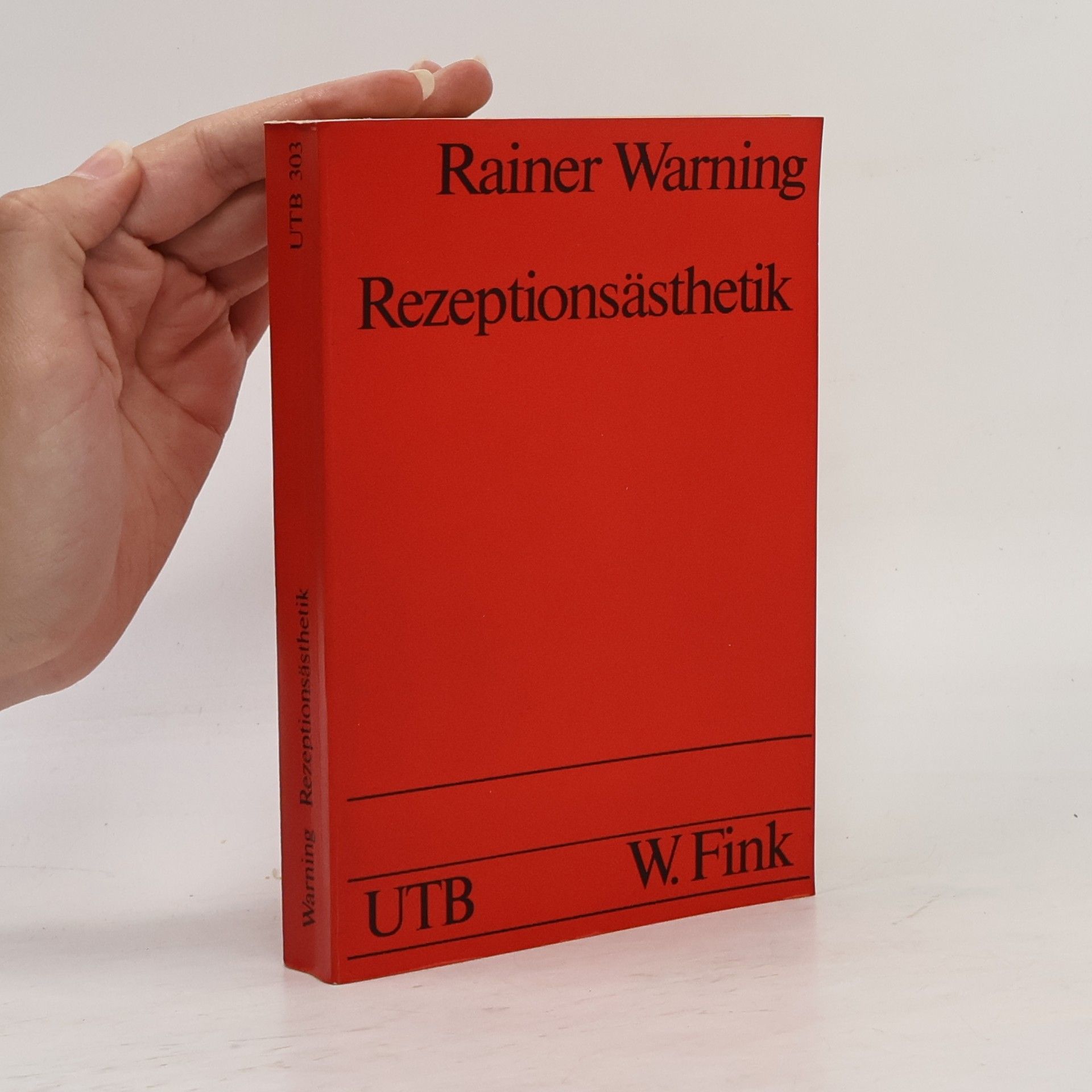 Rainer Warning Rezeptionsästhetik