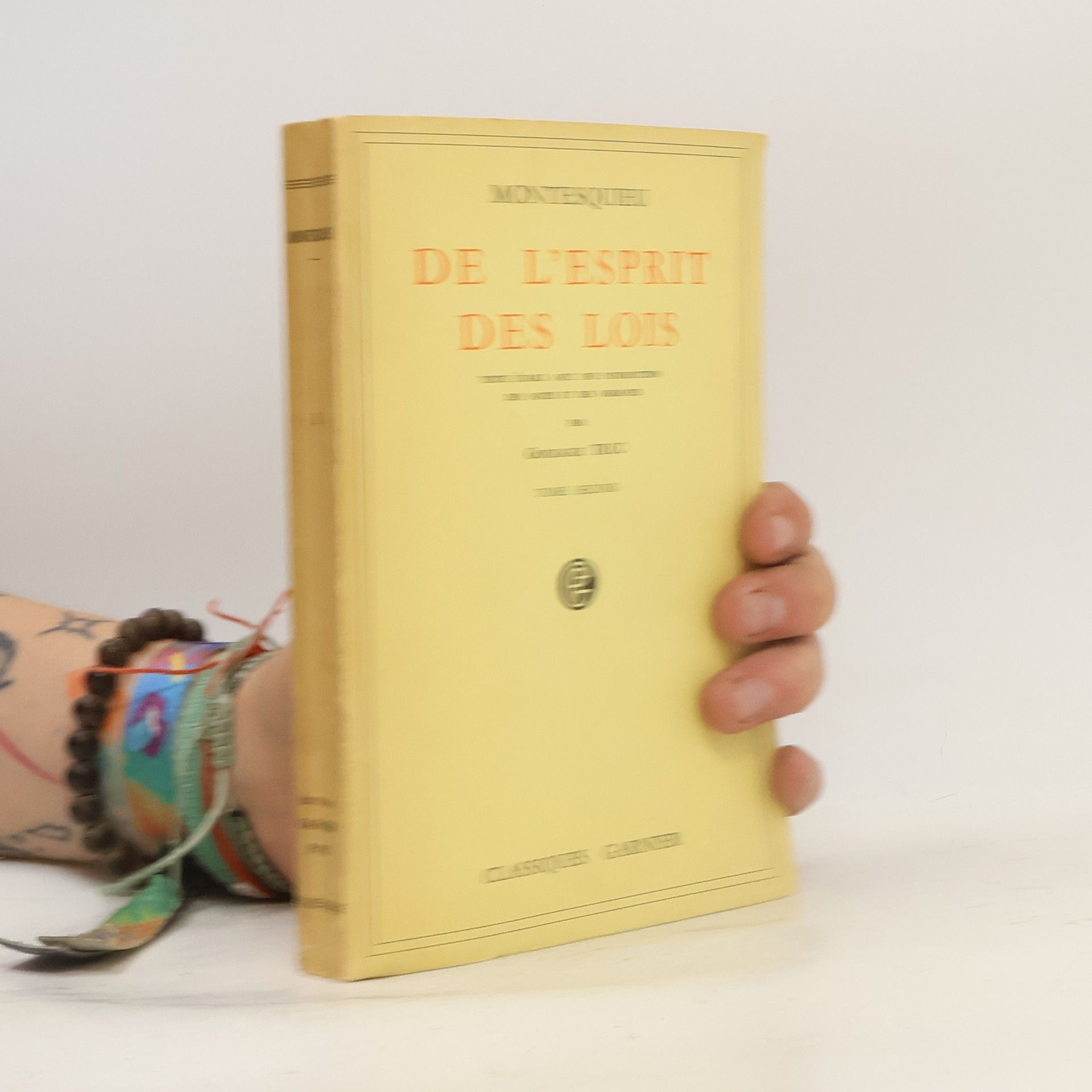 De l'Esprit des Lois