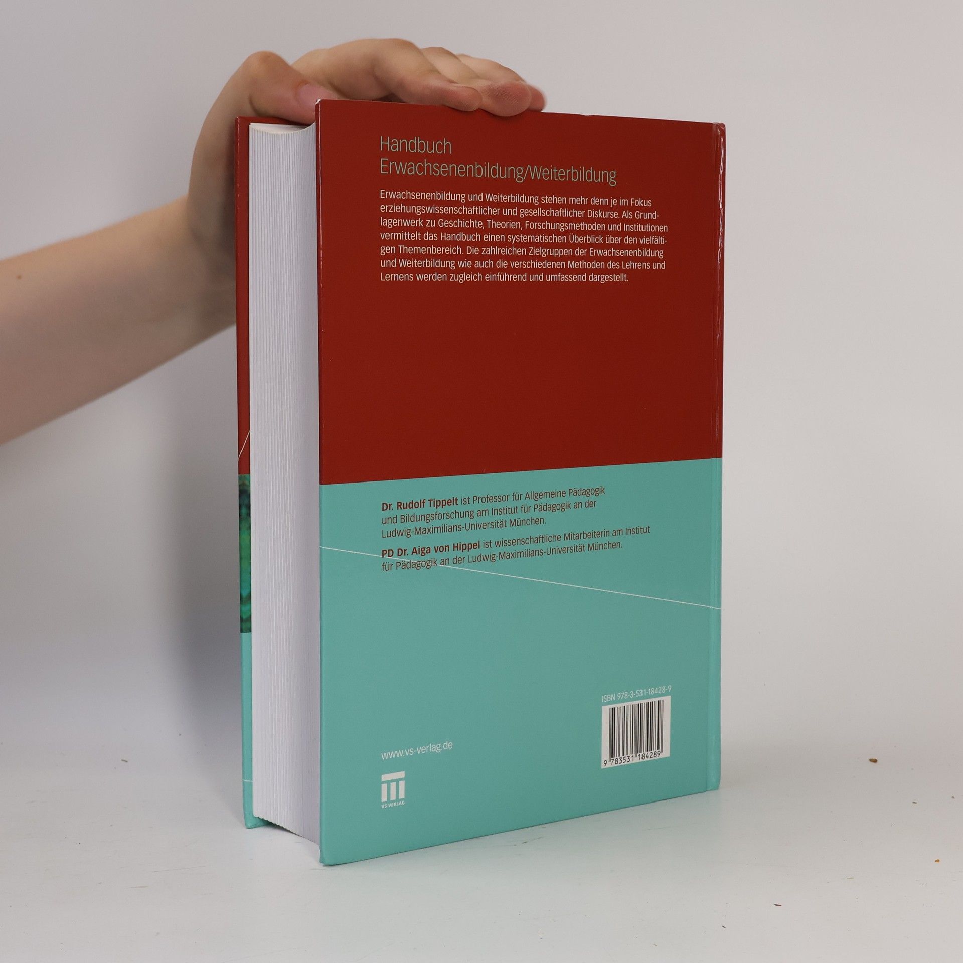 Rudolf Tippelt Handbuch Erwachsenenbildung/Weiterbildung