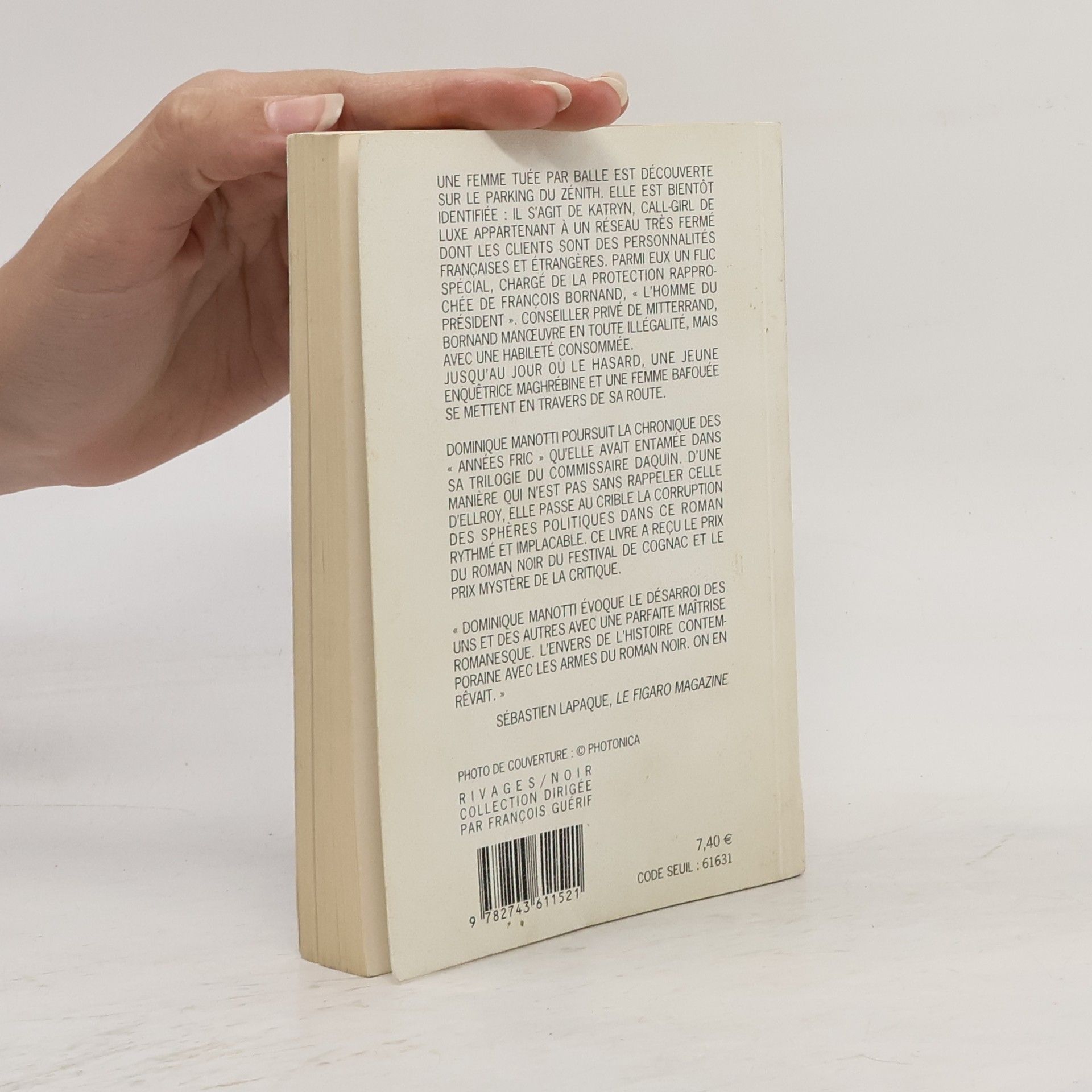 Dominique Manotti Rivages/Noir - 483: Nos fantastiques années fric. Roter glamour, französische ausgabe
