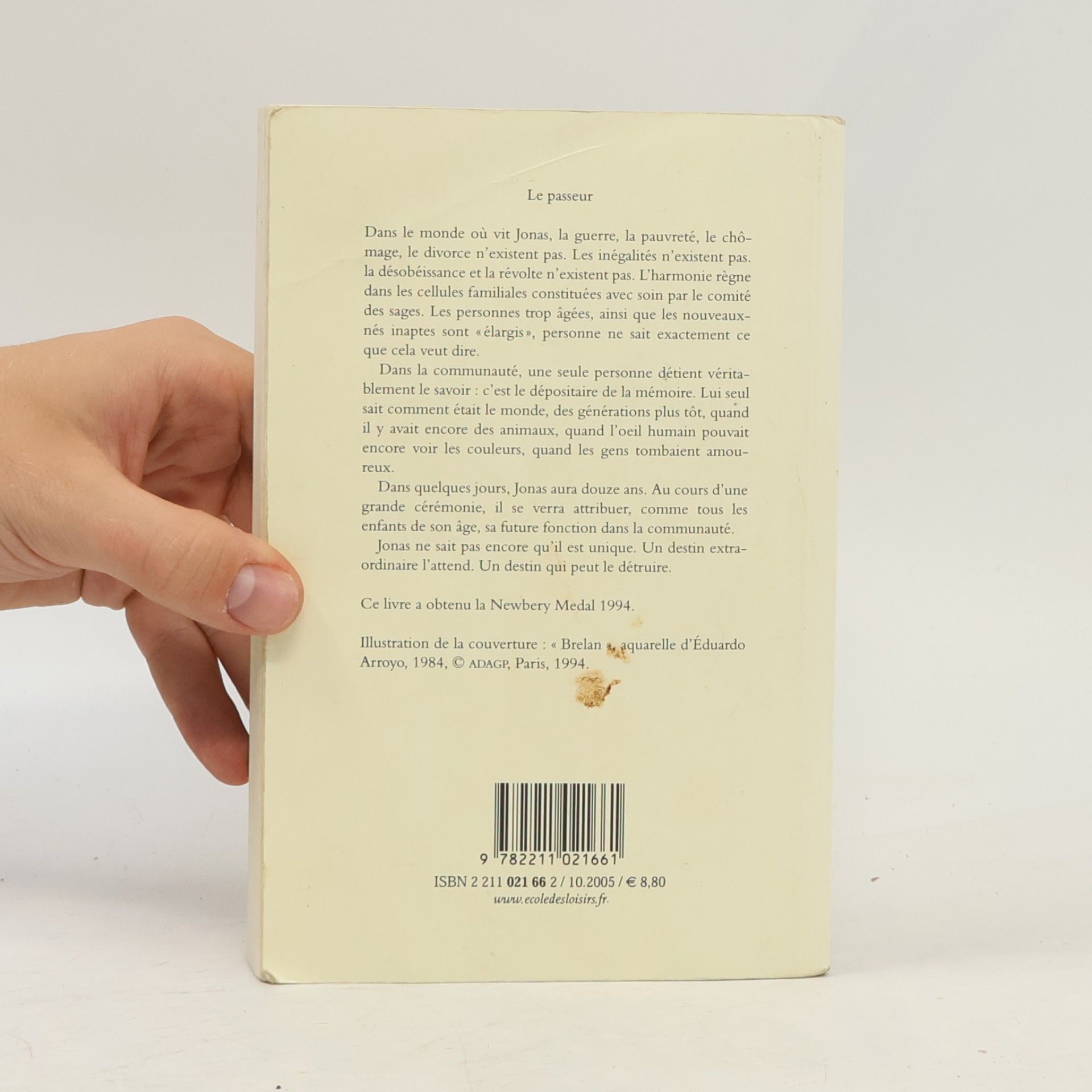 Lois Lowry Le passeur