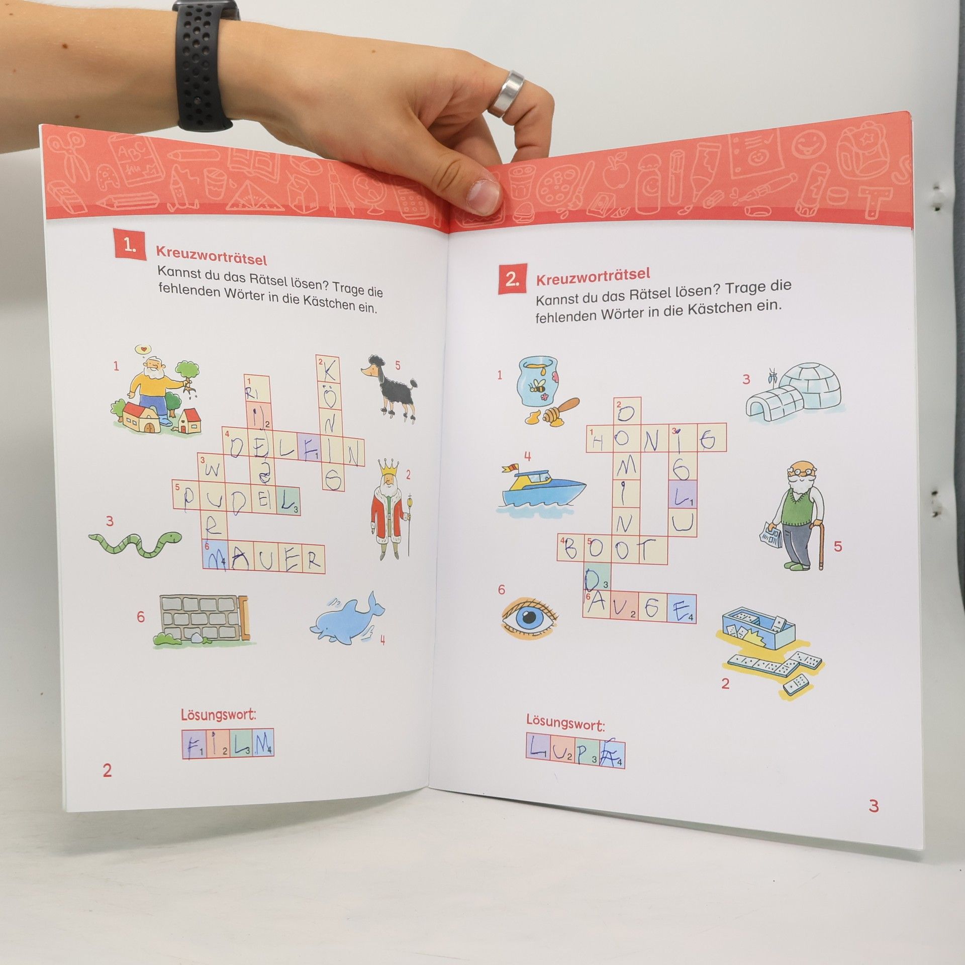 Collectif d'auteurs Bunte Kreuzworträtsel für Kinder