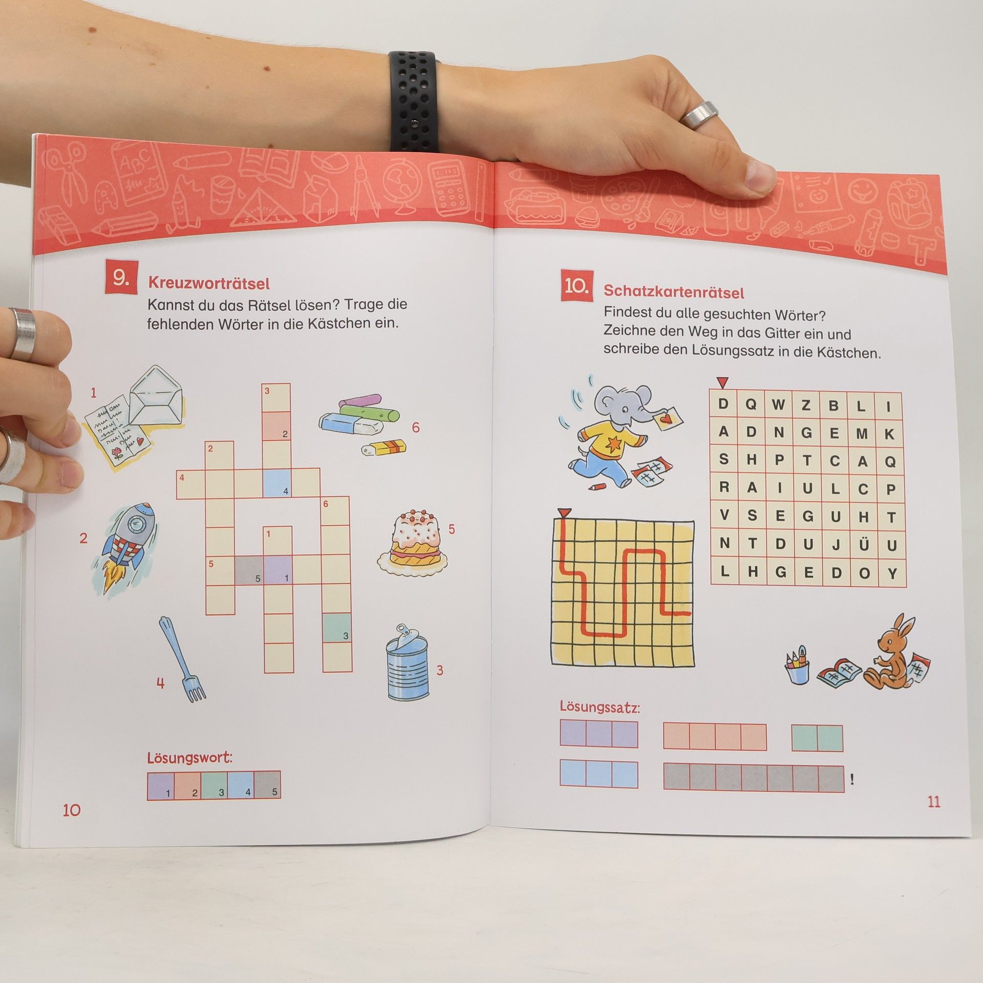 Collectif d'auteurs Bunte Kreuzworträtsel für Kinder