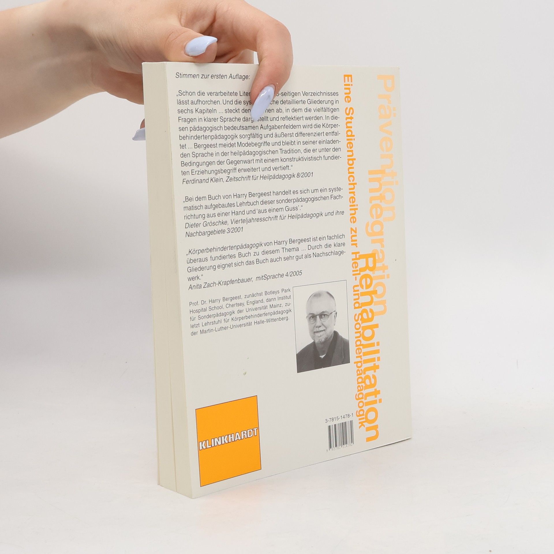 Harry Bergeest Körperbehindertenpädagogik - 3. Auflage
