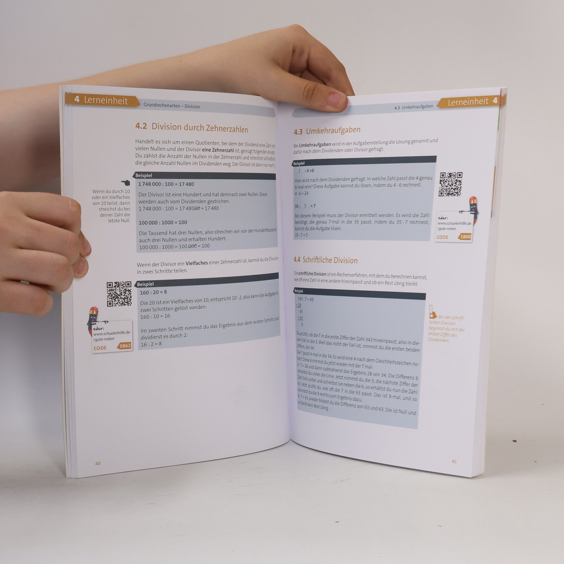 Collectif d'auteurs Mathe Gute Noten mit der Schülerhilfe. 4.- 5. Klasse