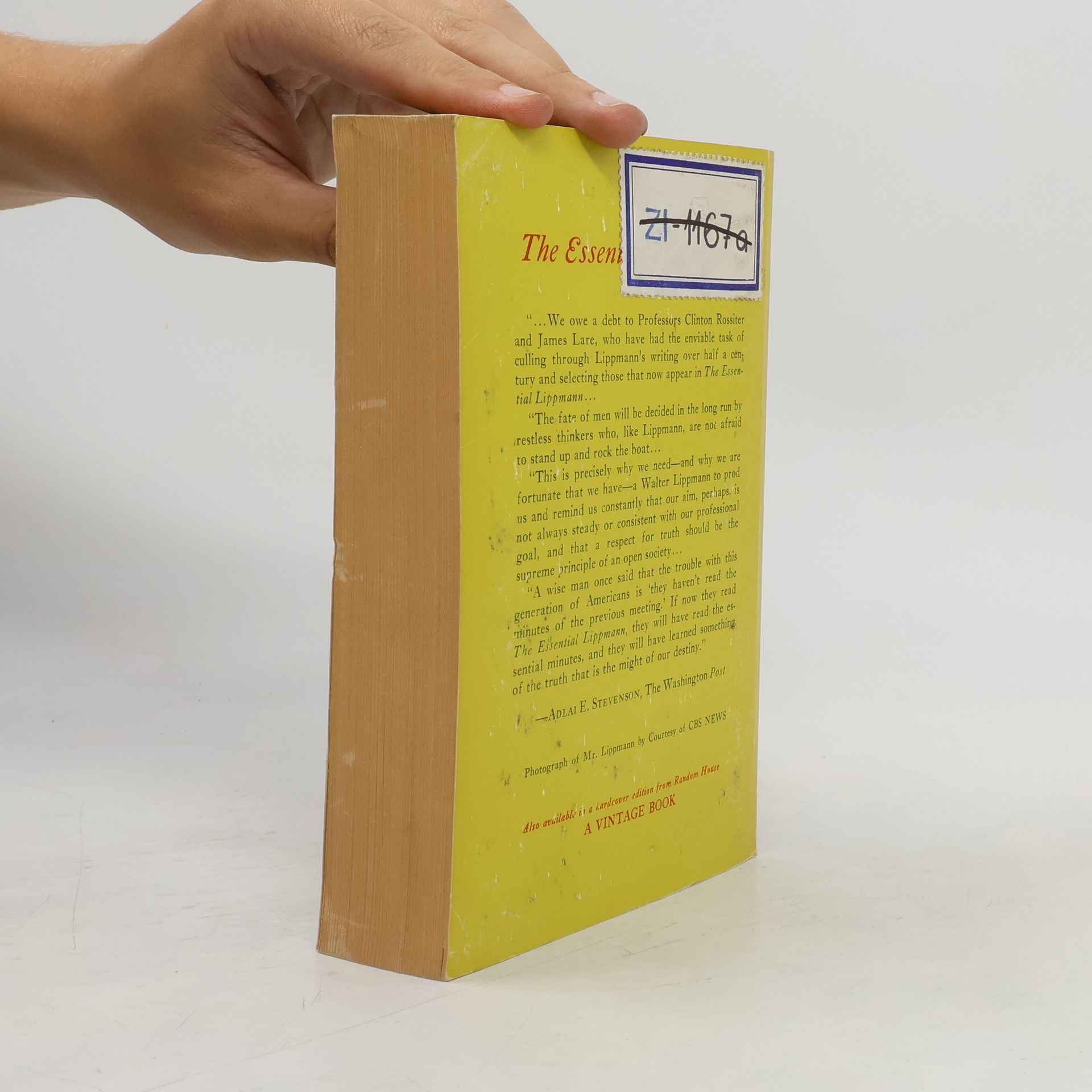 James Lare The Essential Lippmann