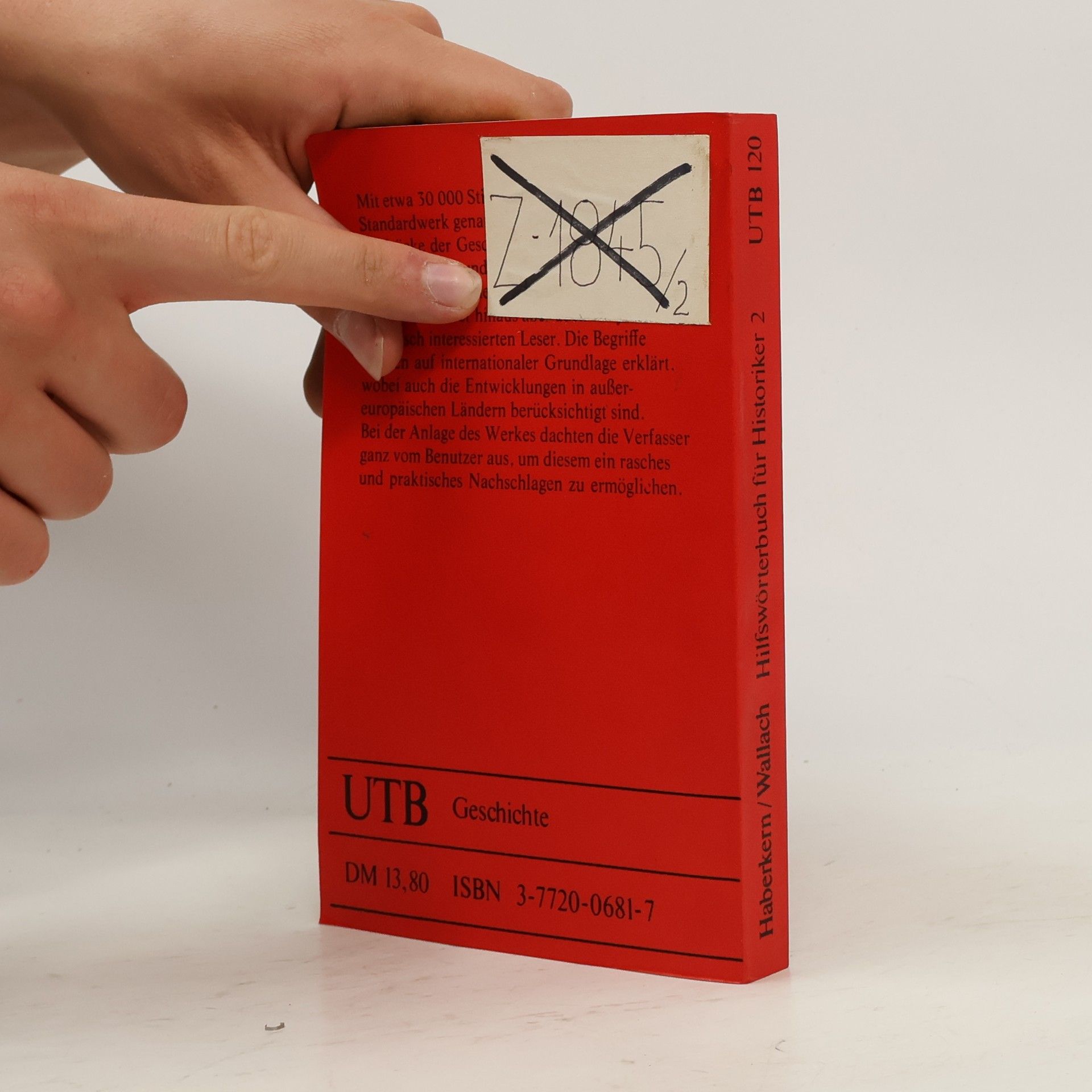 Eugen Haberkern Hilfswörterbuch für Historiker