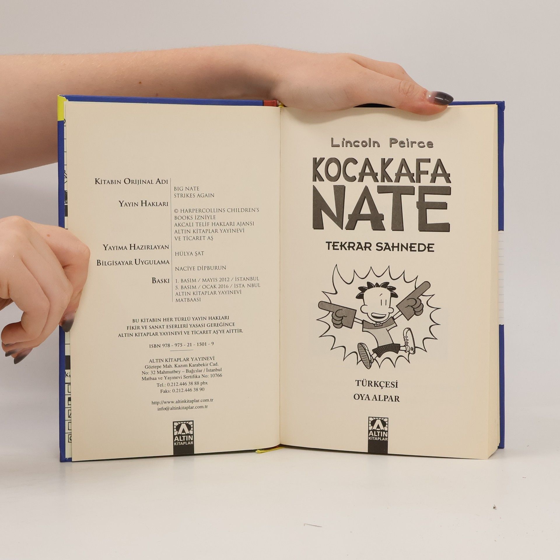 Lincoln Peirce Kocakafa Nate Tekrar Sahnede