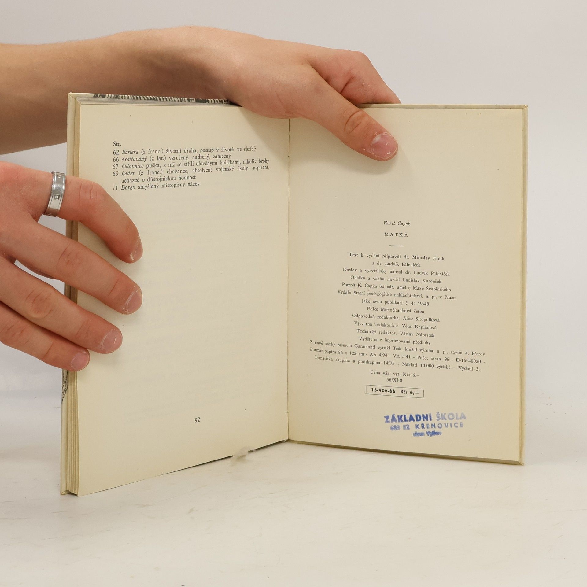 Karel Čapek Matka