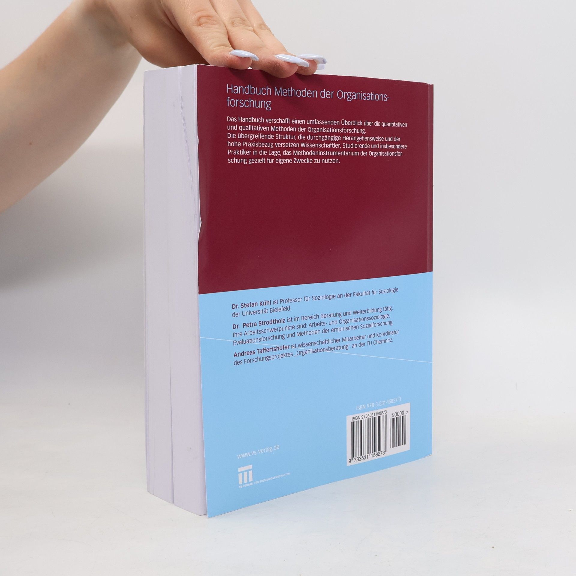 Stefan Kühl Handbuch Methoden der Organisationsforschung