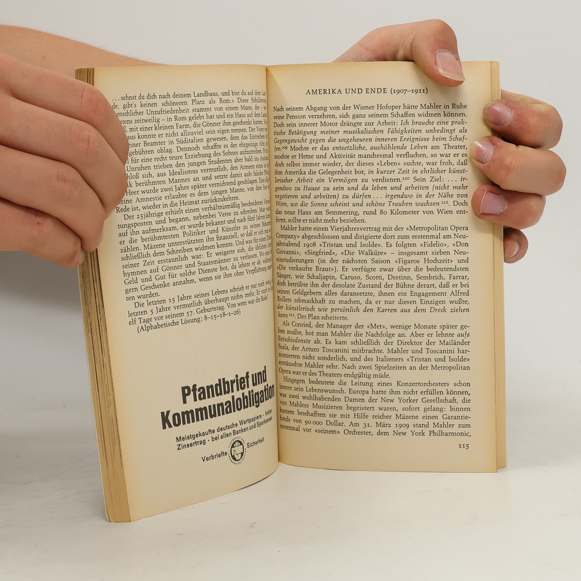 Wolfgang Schreiber Gustav Mahler : mit Selbstzeugnissen und Bilddokumenten