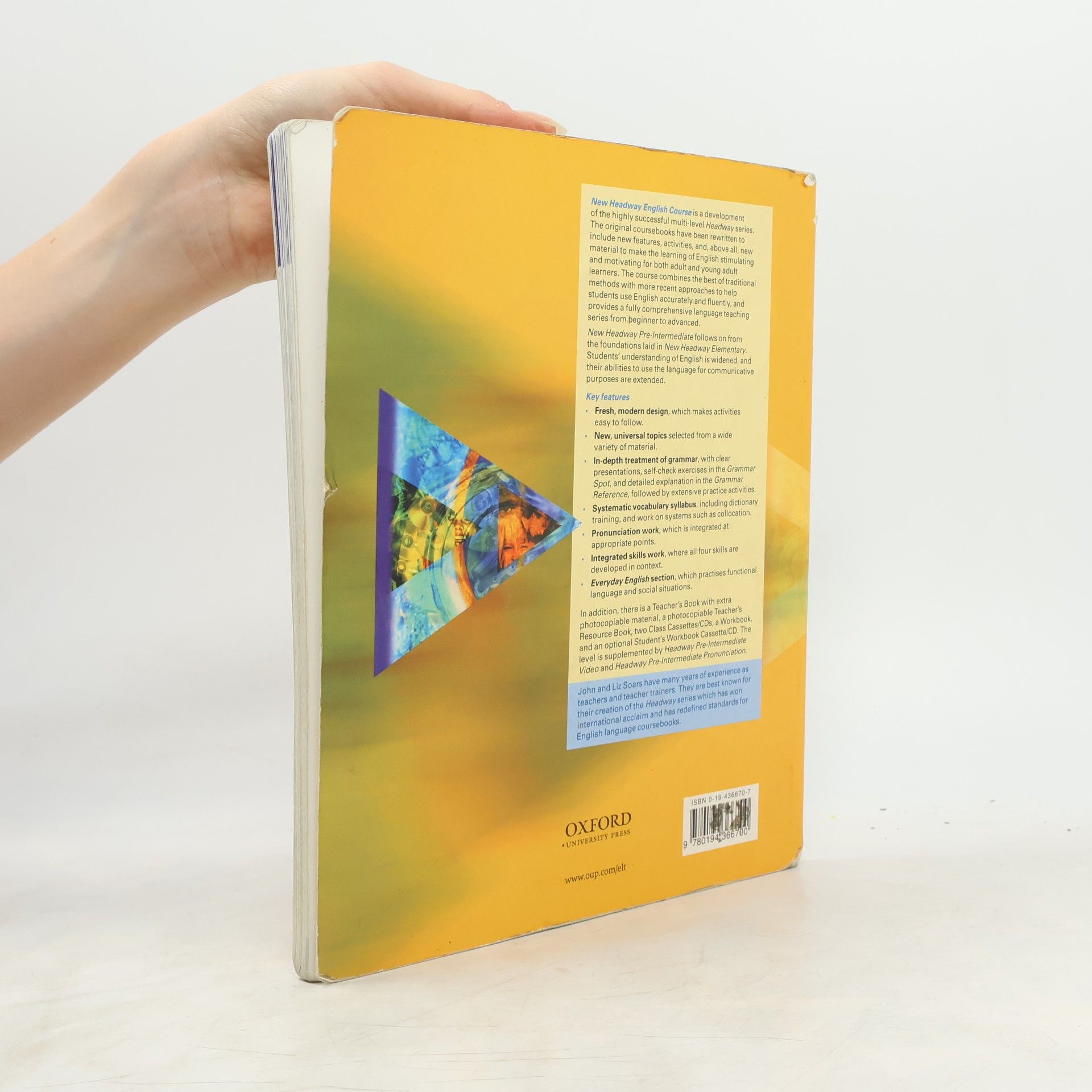 Liz Soars Headway English Course Pre-Intermediate. Student´s book