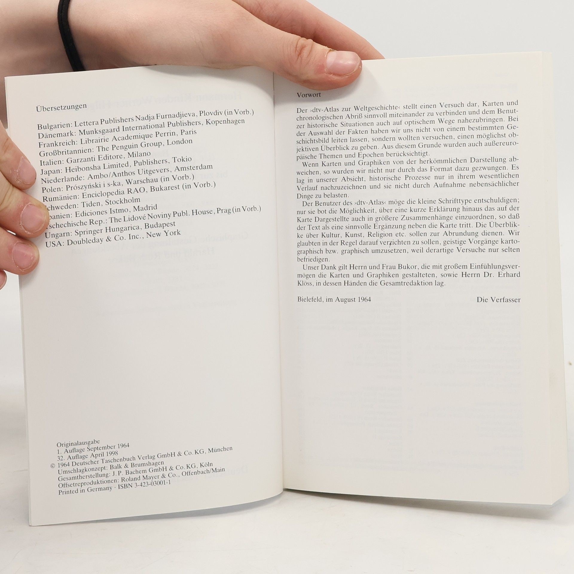 Autorenkollektiv dtv-Atlas Weltgeschicht 1