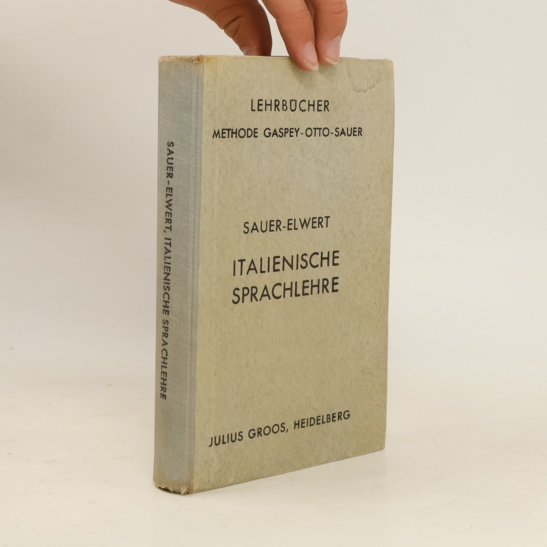 Karl Marquard Sauer Italienische Sprachlehre