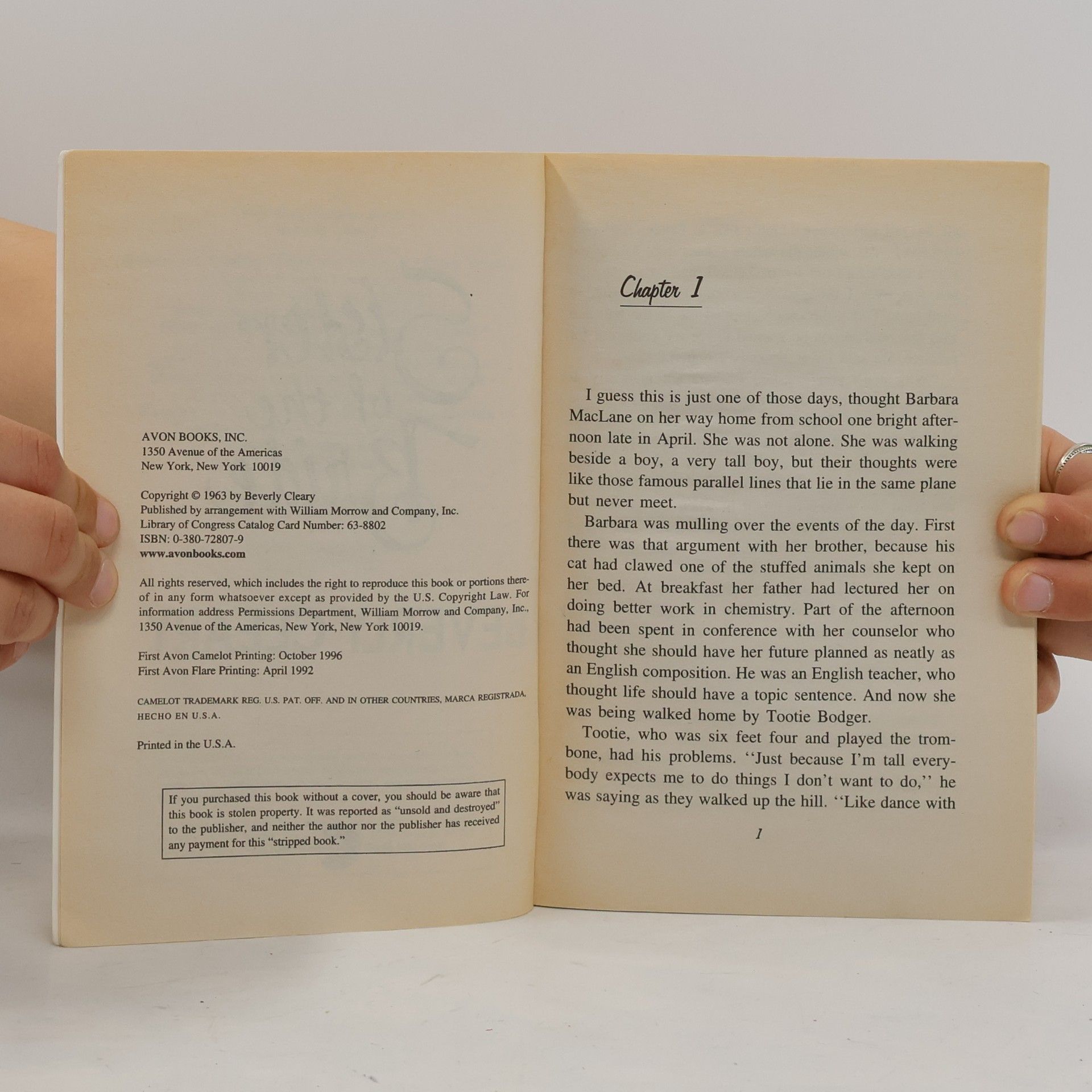 Beverly Cleary First Love: Sister of the Bride
