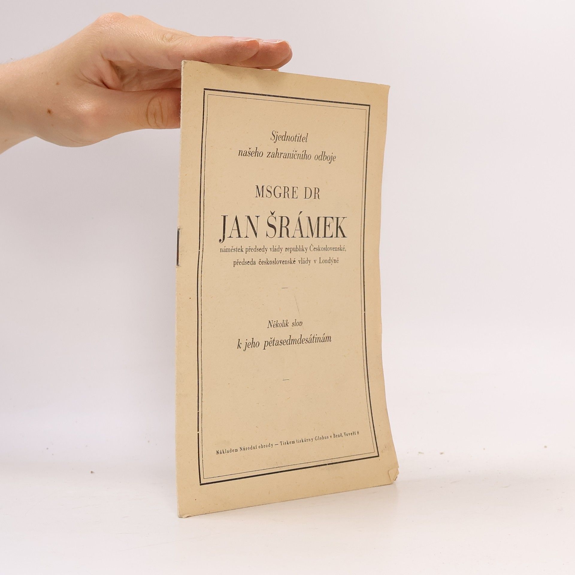 AA.VV. Jan Šrámek